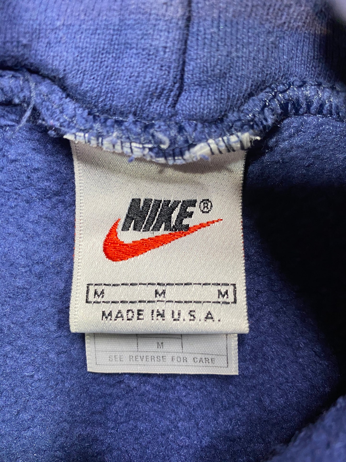 90’s NIKE Center Logo Made in USA Vintage Hoodie Sweat-Shirt / 5131