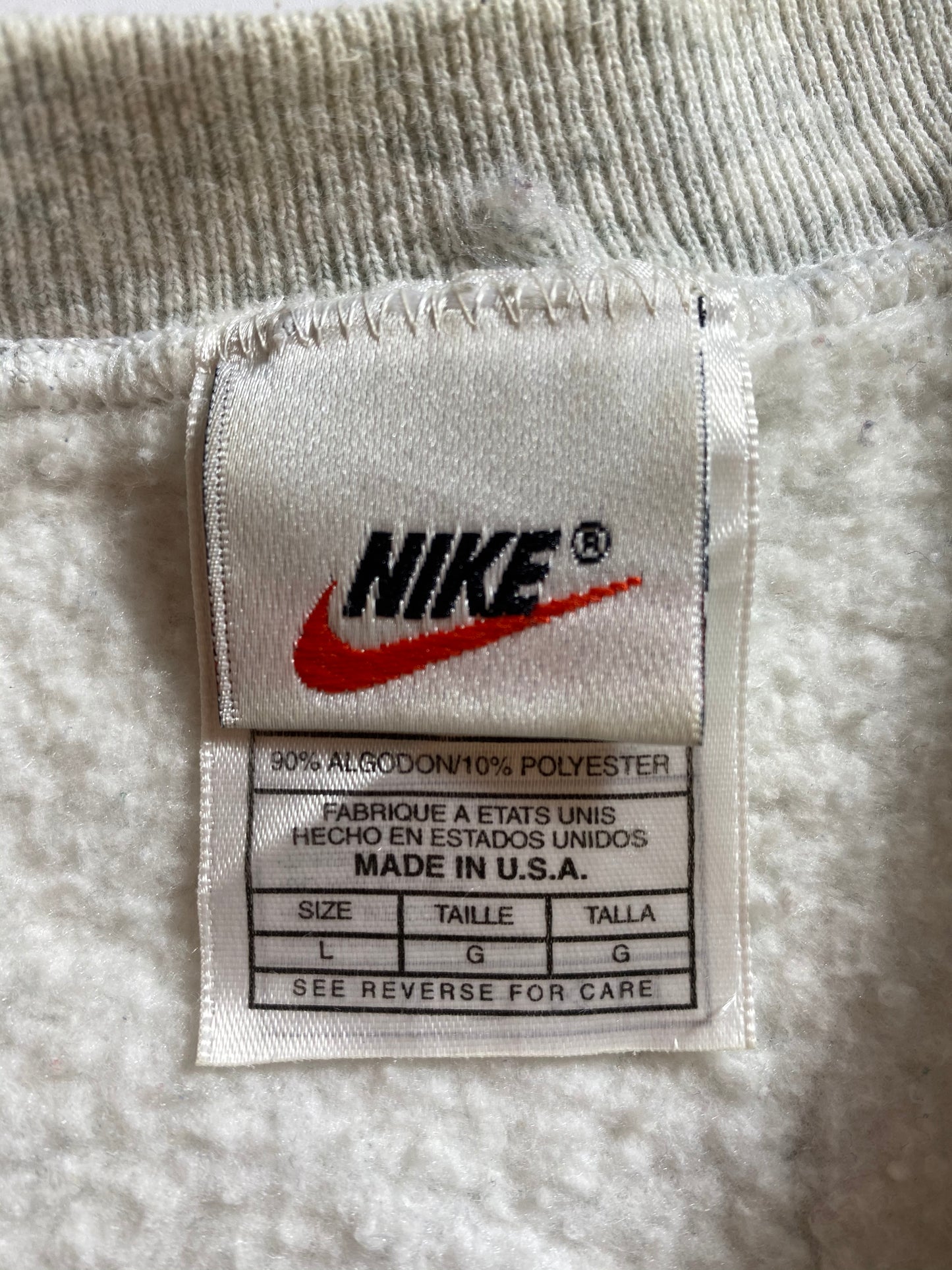 90’s NIKE Made in USA Size L Vintage Sweat-shirt / 7817