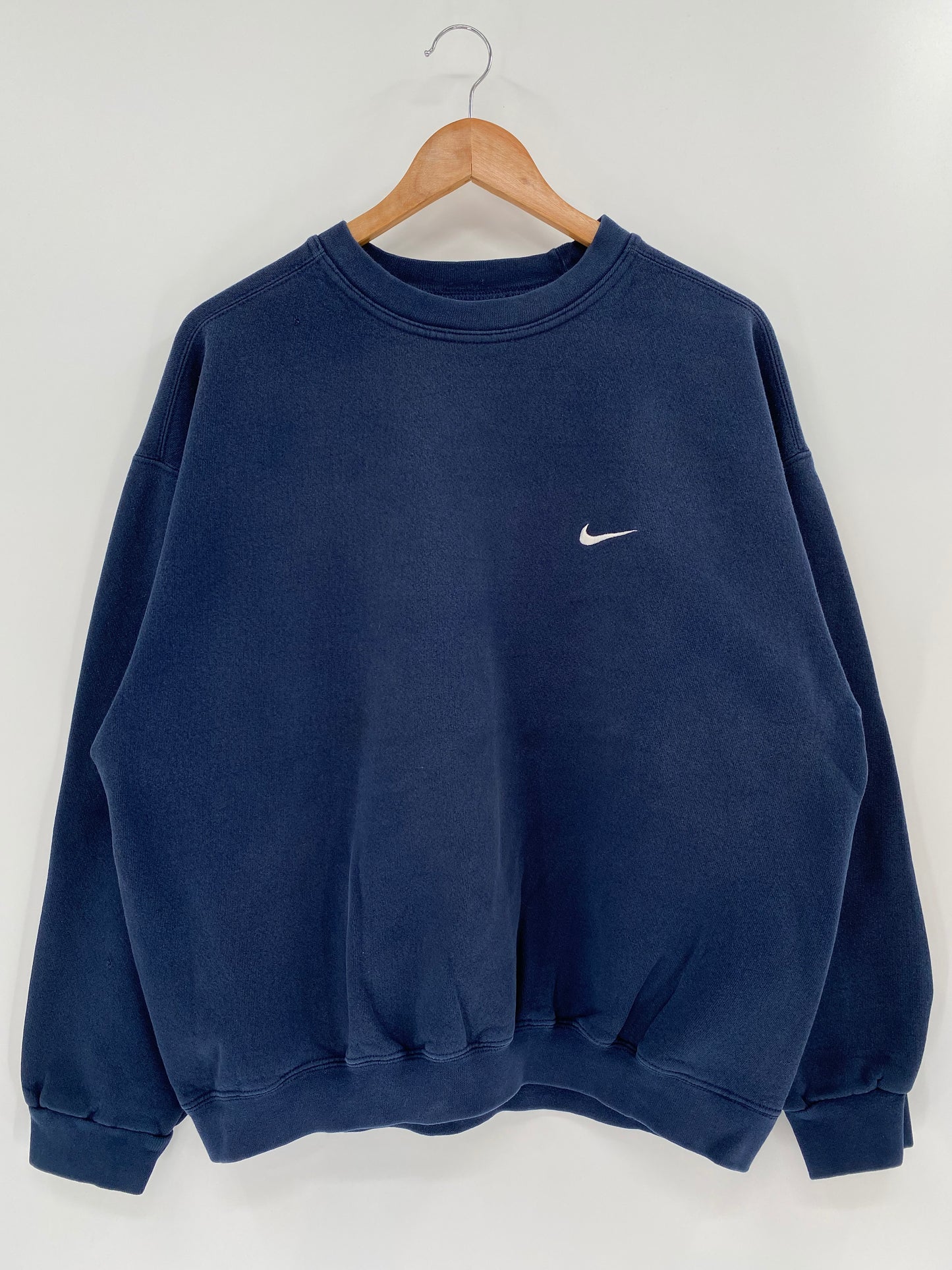 90’s NIKE MINI SWOOSH Size L Vintage Sweat-shirt / K256
