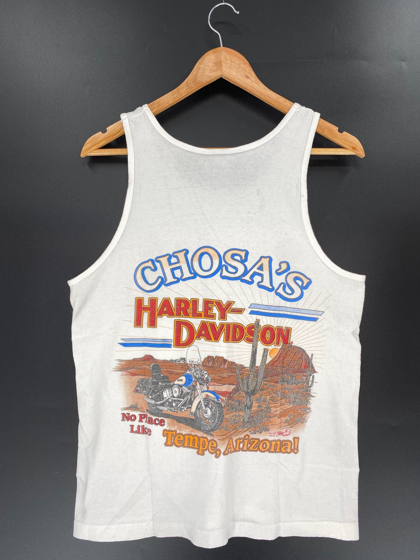 1989 HARLEY DAVIDSON Made in USA Size M Vintage Tank Top / A1223