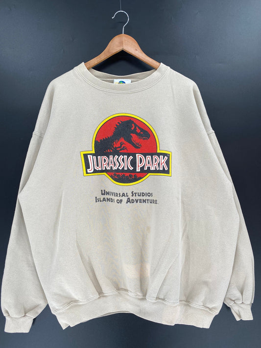 00’ UNIVERSAL STUDIOS JURASSIC PARK Size XXL Sweat-Shirt / E2324S