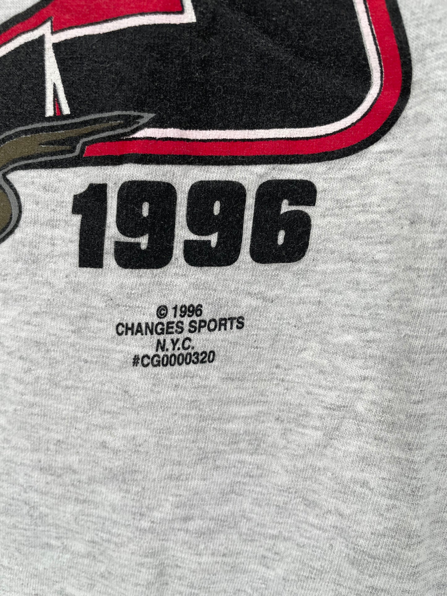 90’s CHICAGO BULLS Made in USA Size XL Vintage NBA T-SHIRT / K1848