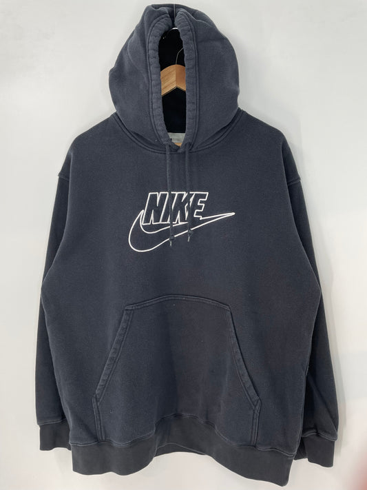 00’ NIKE SWOOSH Size M Vintage Hoodie Sweat-shirt / K3099