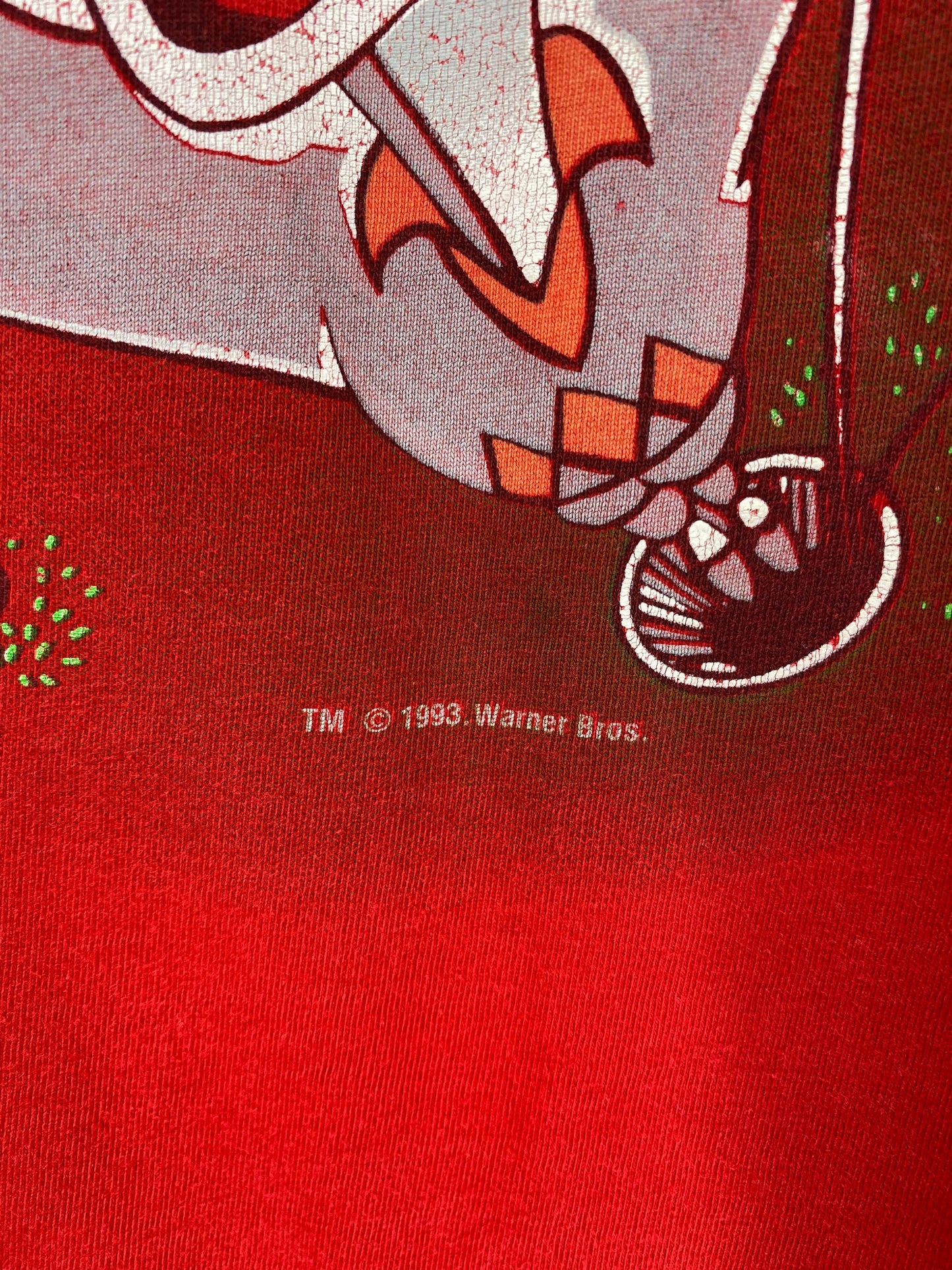 1993 LOONEY TUNES BUGS BUNNY Made in USA Size XL Vintage T-Shirt / A3331