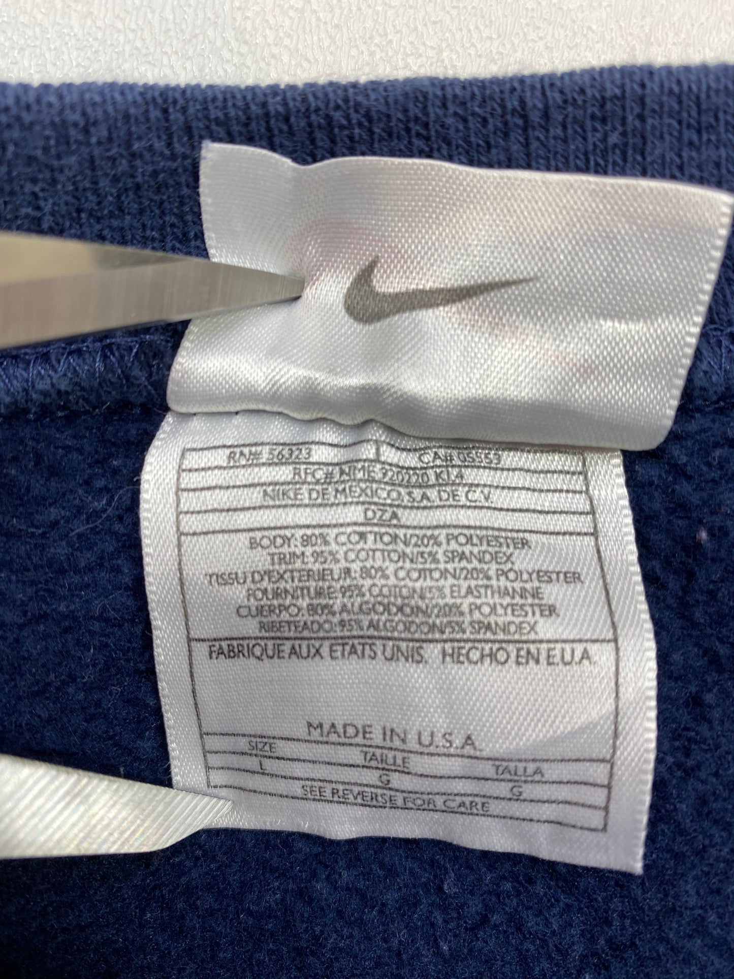 90’s NIKE Mini Swoosh Vintage Sweat-Shirt / 5165