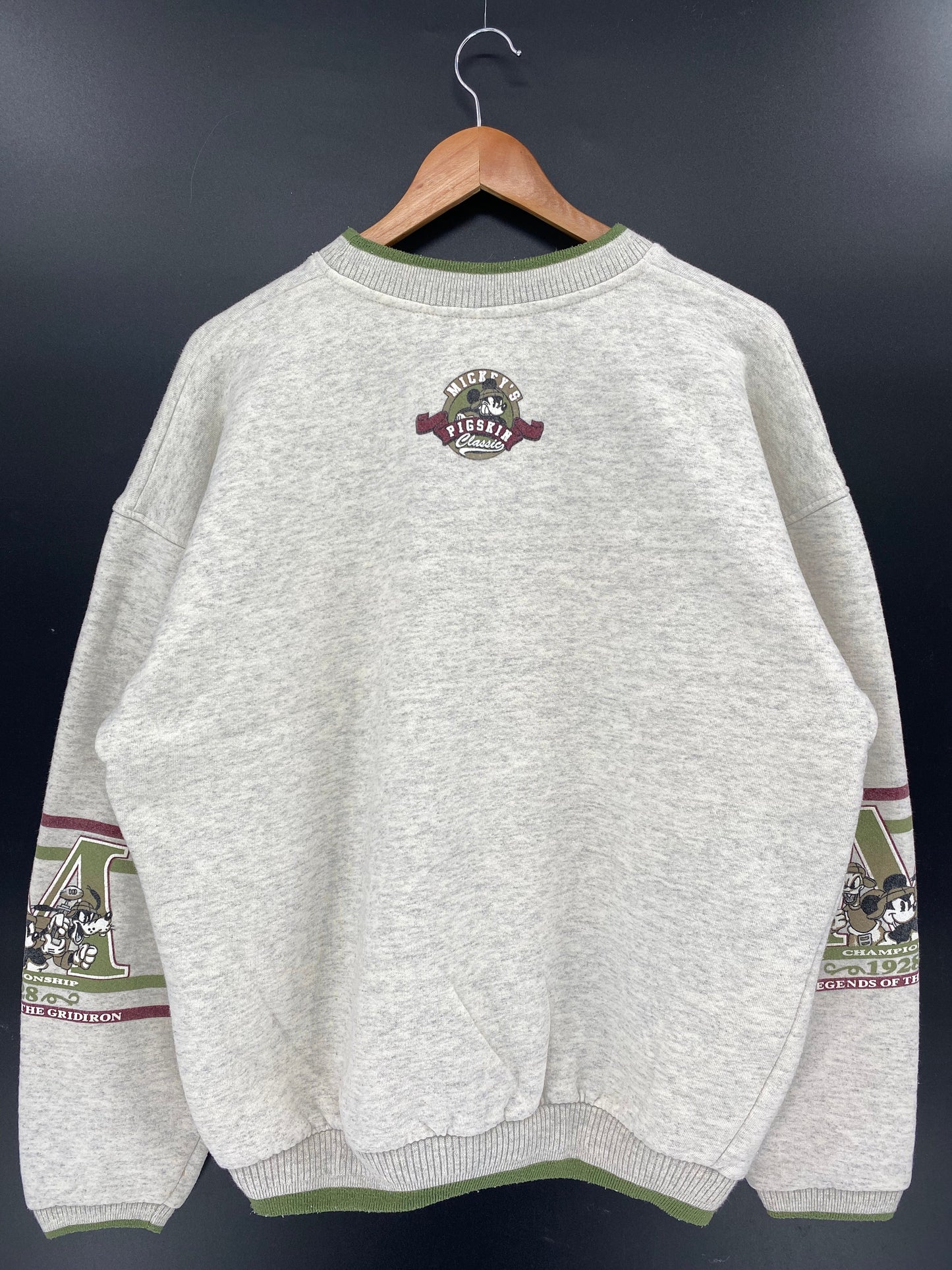 00' DISNEY MICKEY Size No tag (Approx.XL) Vintage Sweat-shirt / A4733