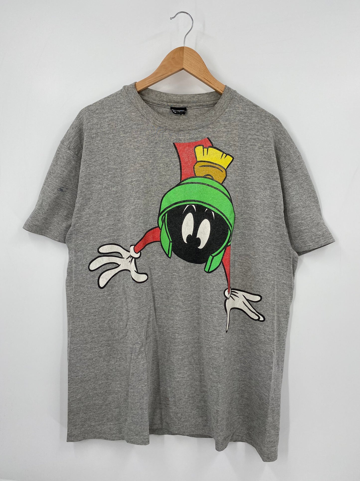 1995 LOONEY TUNES MARVIN THE MARTIAN Approx. Size XL Vintage T-Shirts / A5029