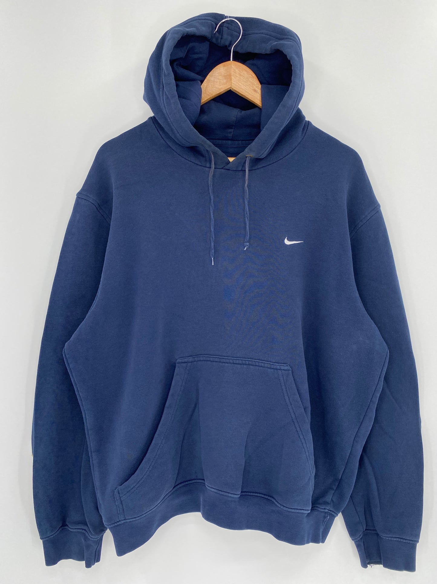 00’ NIKE MINI SWOOSH Size L Vintage Hoodie Sweat-shirt / 9584