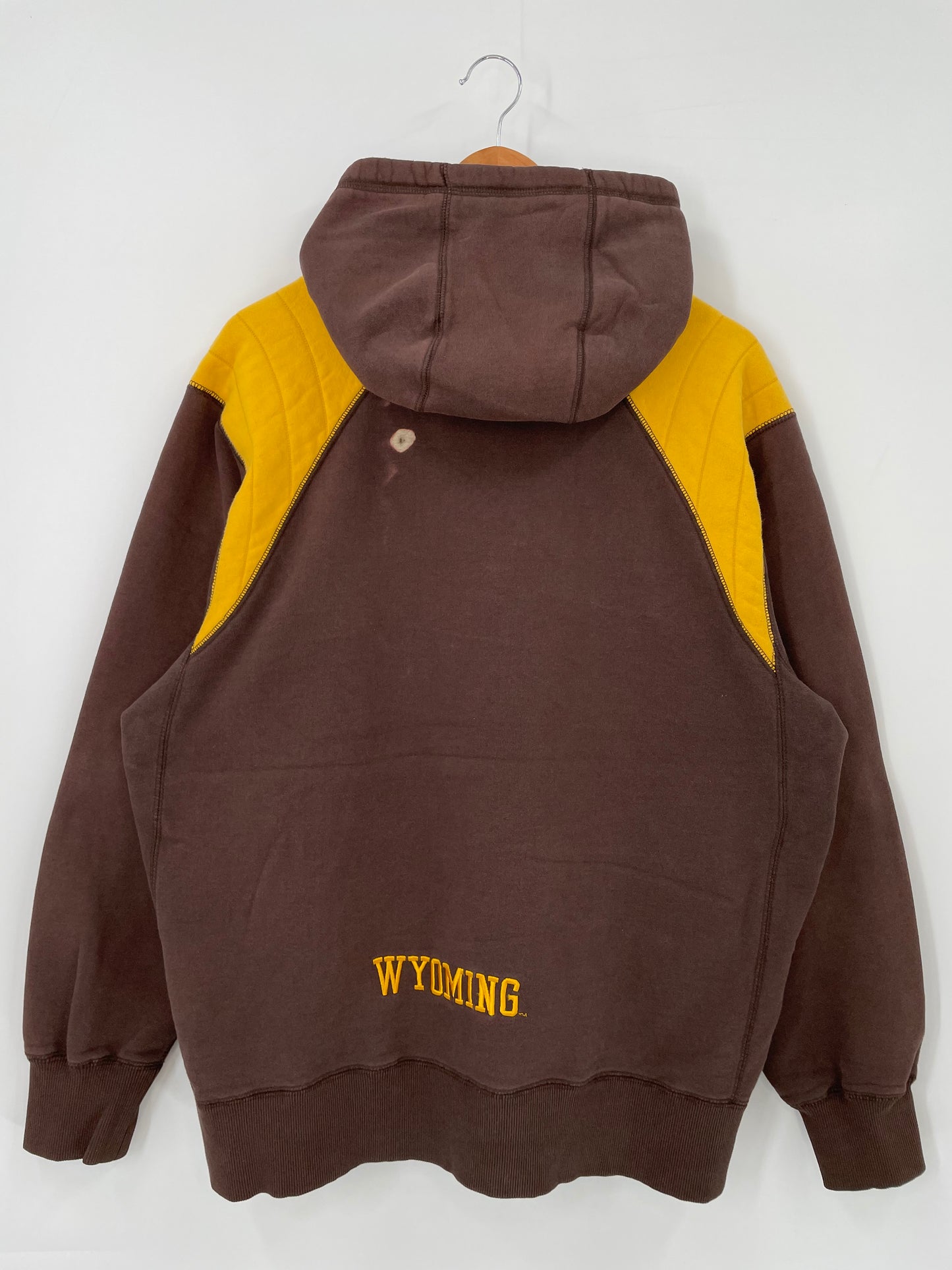 00' NIKE WYOMING COWBOYS Size XL Vintage Hoodie Sweat-Shirt / K4057