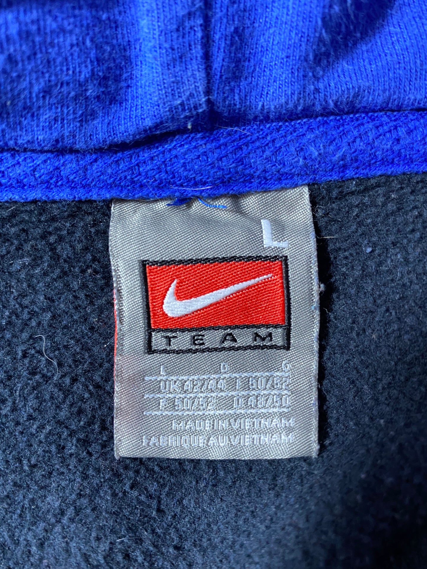 00’ NIKE DUKE BLUE DEVILS Size L Vintage College Hoodie Sweat-Shirts / K3000