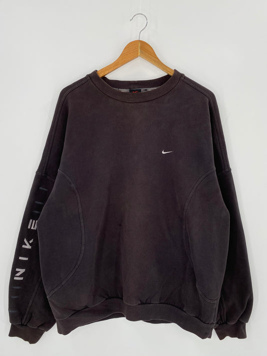 00’ NIKE Mini Swoosh Size L Vintage Sweat-shirt /8909