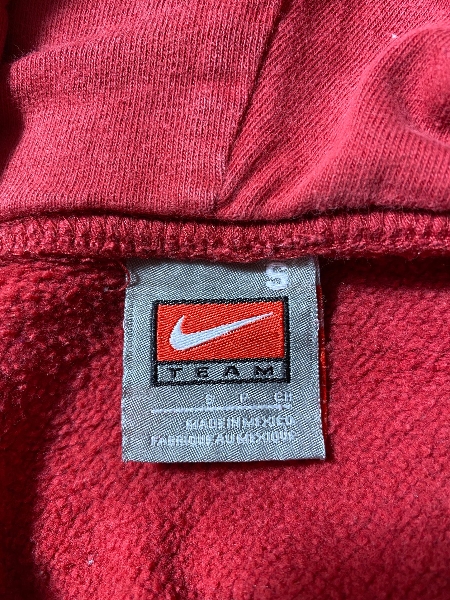 00' NIKE STANFORD Size S Vintage Hoodie Sweat-Shirt / K3782