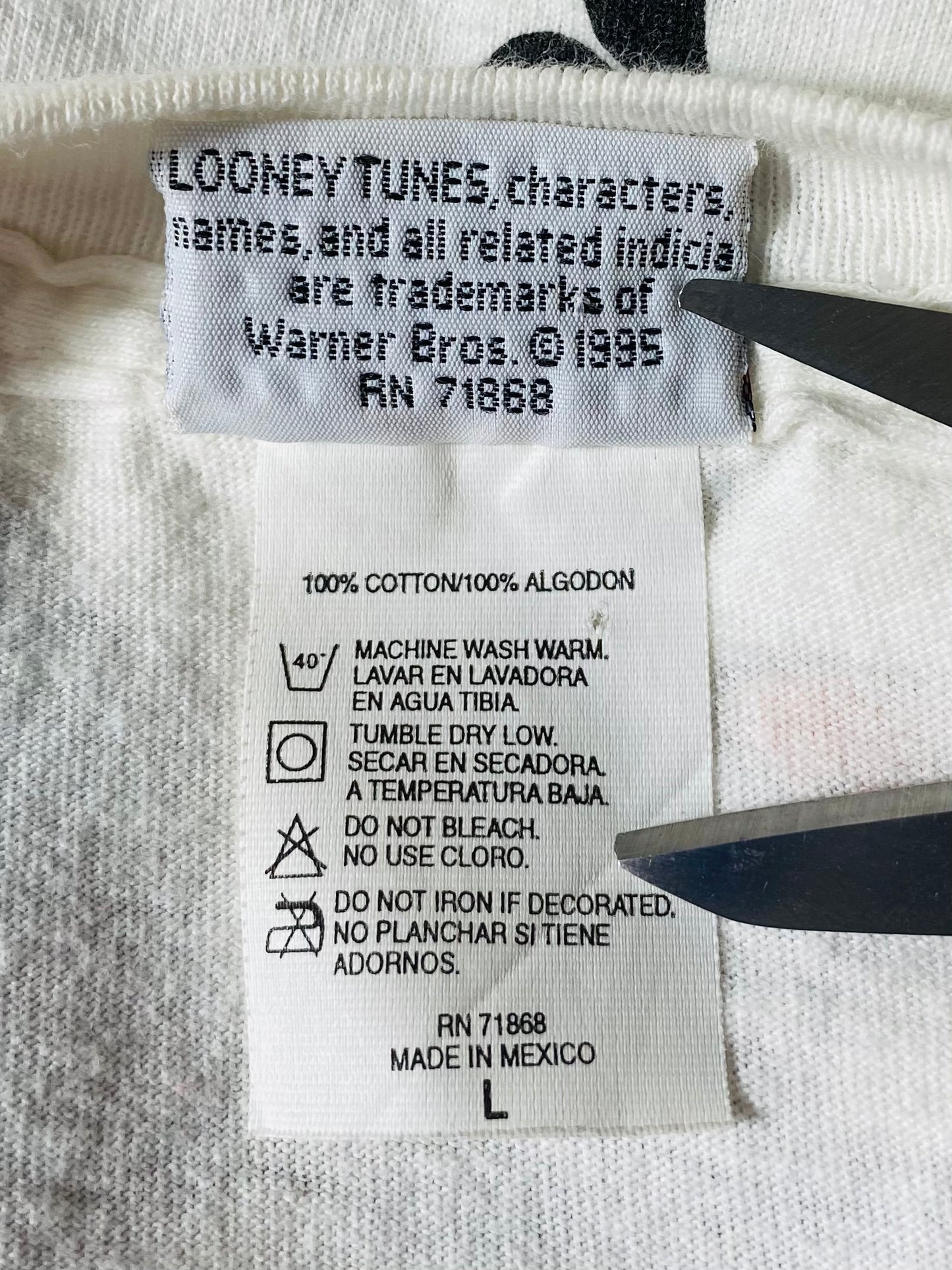 1995 Looney Tunes Tweety Size L Vintage T-Shirt / 8369