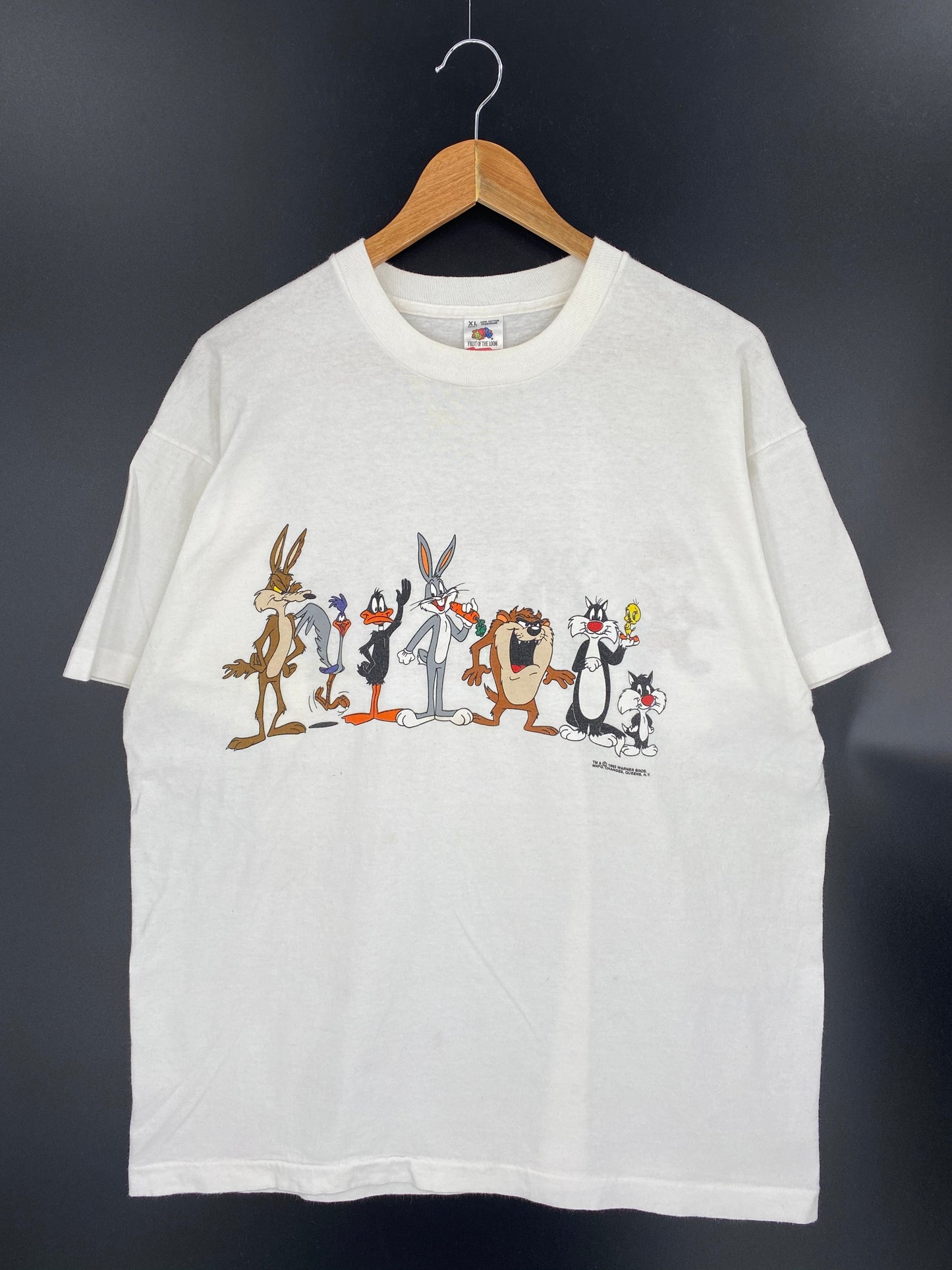 90’s WARNER BROS. LOONEY TUNES Made in USA Size XL Vintage T-Shirt / A7608