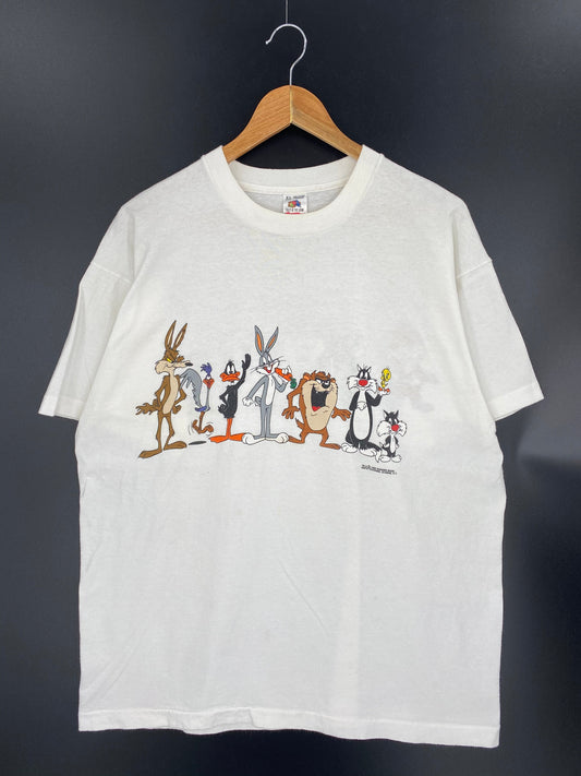 90’s WARNER BROS. LOONEY TUNES Made in USA Size XL Vintage T-Shirt / A7608
