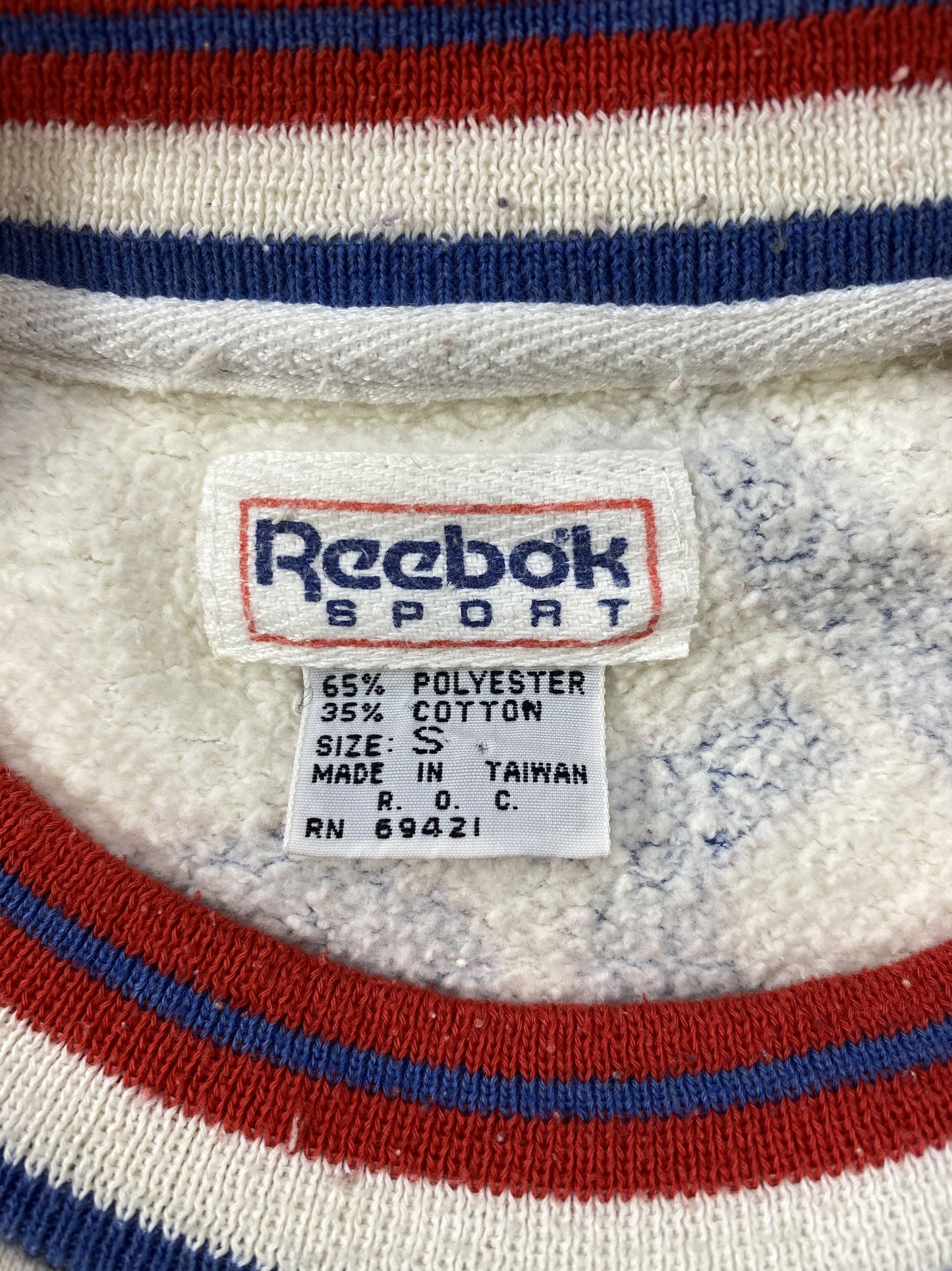 90's REEBOK Size S Vintage Sweat-shirt / K5277