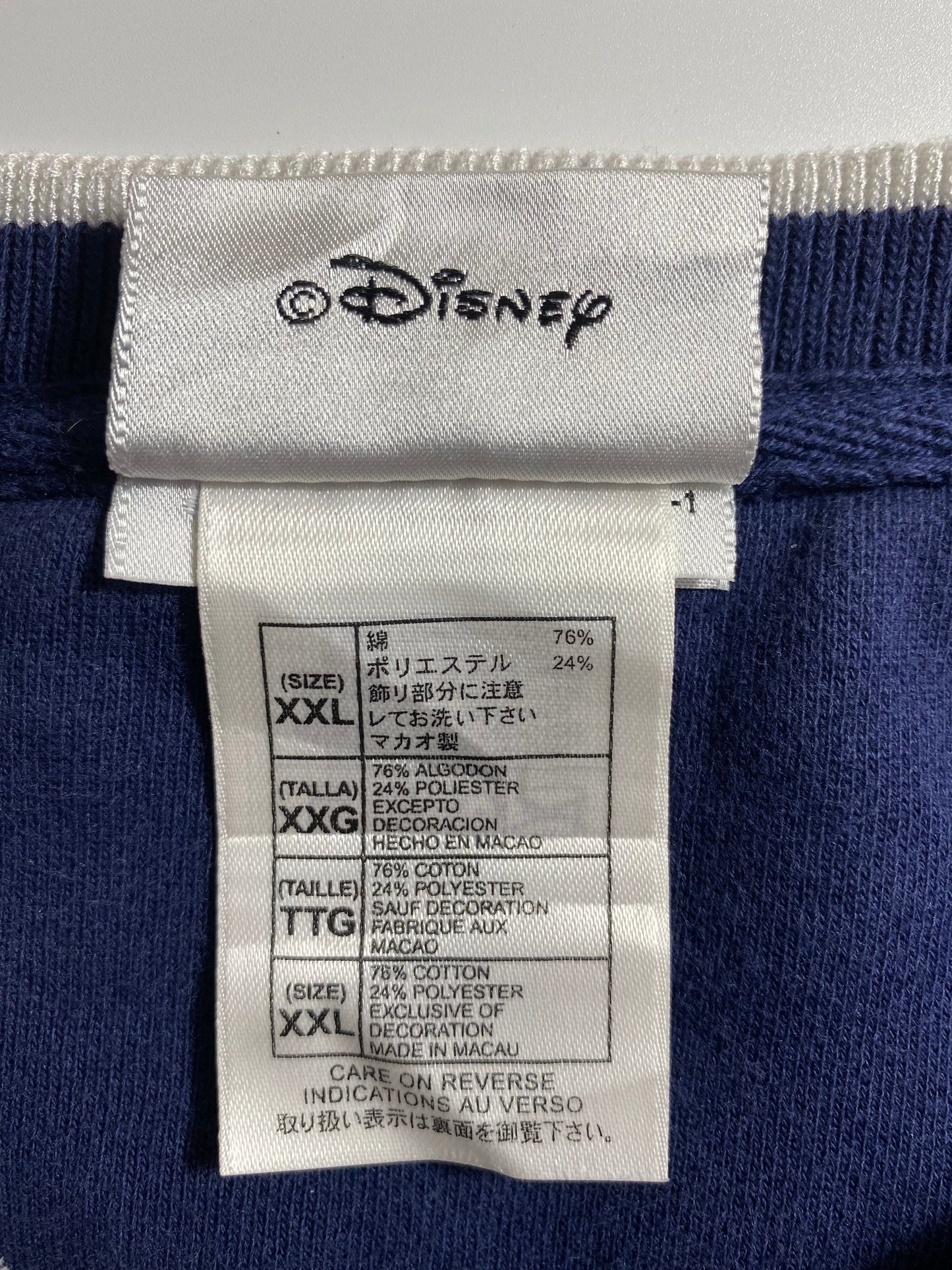 00’ DISNEY MICKEY Size XXL Vintage Sweat-shirt / A6254