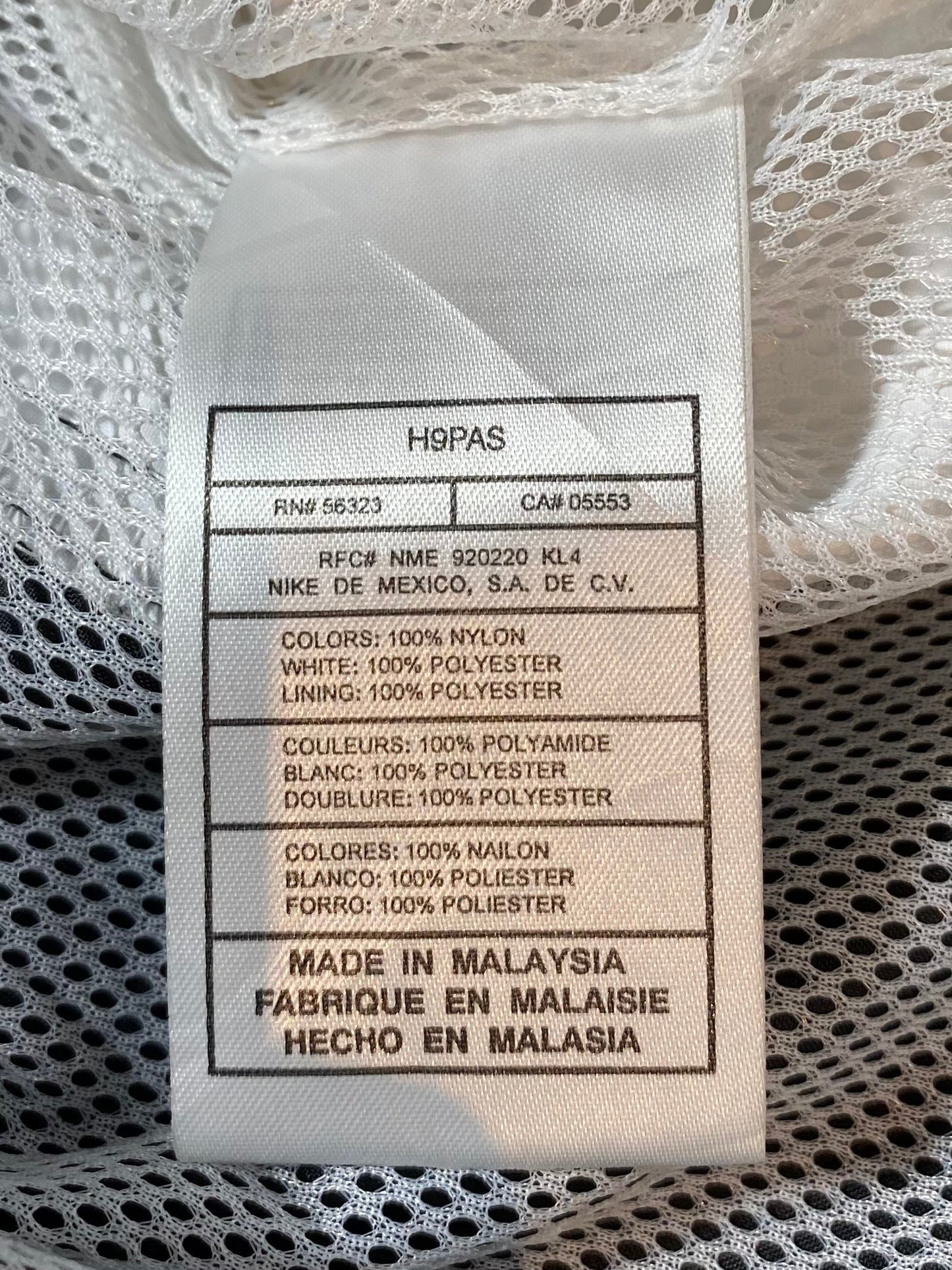 90’s NIKE MINI SWOOSH Size XL Vintage Nylon Jacket / K9165