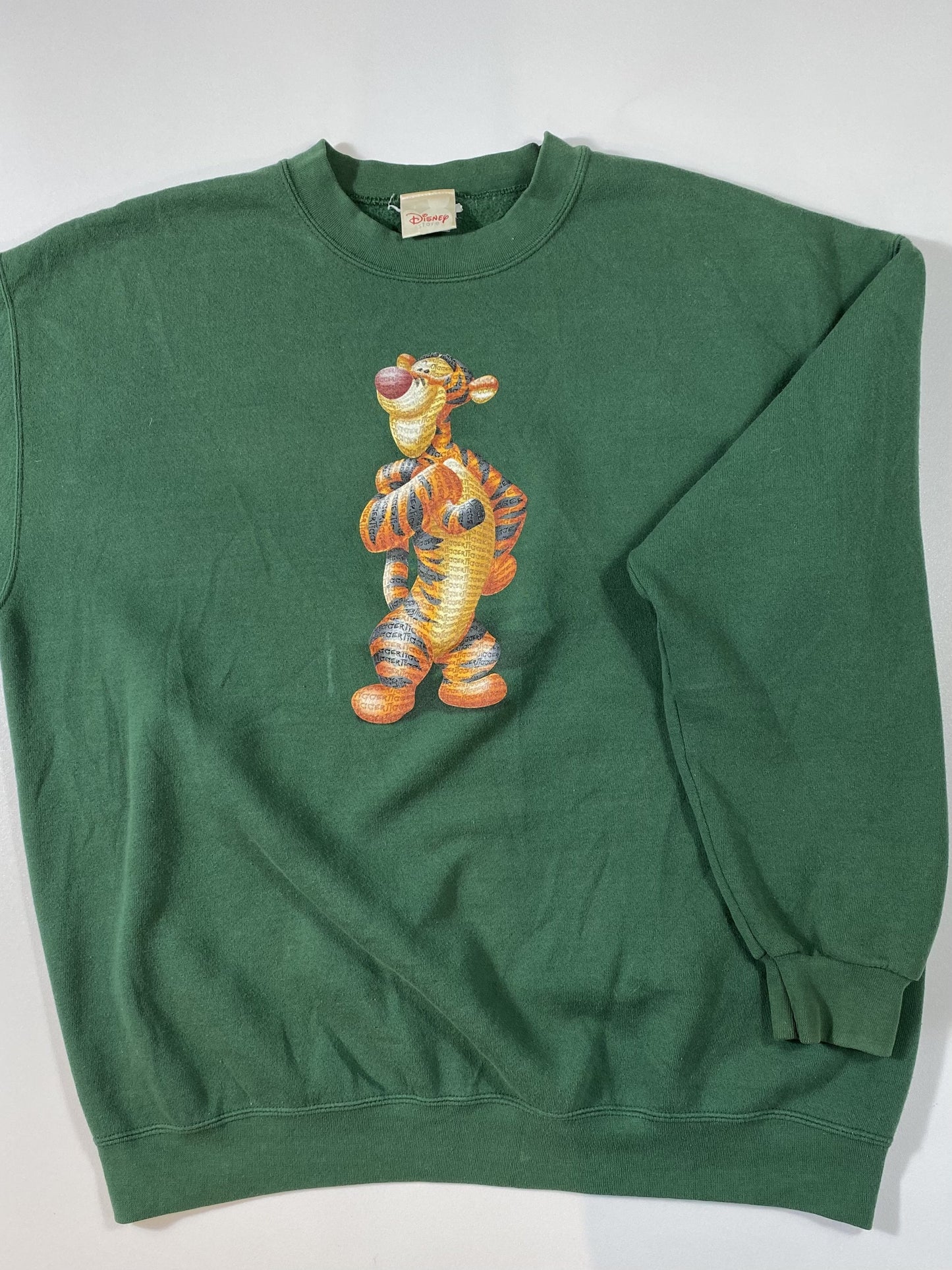 .00' DISNEY TIGGER Size Approx.L Vintage Sweat-shirt / E6197S