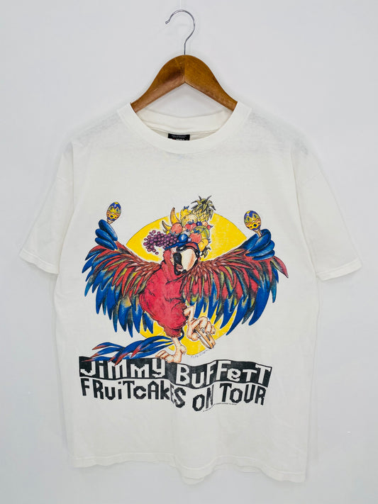 1994 JIMMY BUFFETT Made in USA Size XL Vintage MUsic T-Shirt / 6651