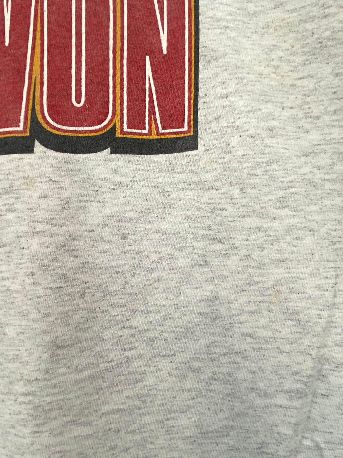 1994 Hakeem Olajuwon Houston Rockets Made in USA Size XL Vintage NBA T-Shirt / 9291