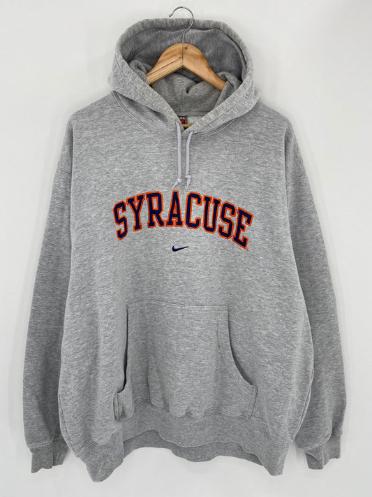 90’s NIKE SYRACUSE Size XL Vintage Hoodie Sweat-Shirt / 5396