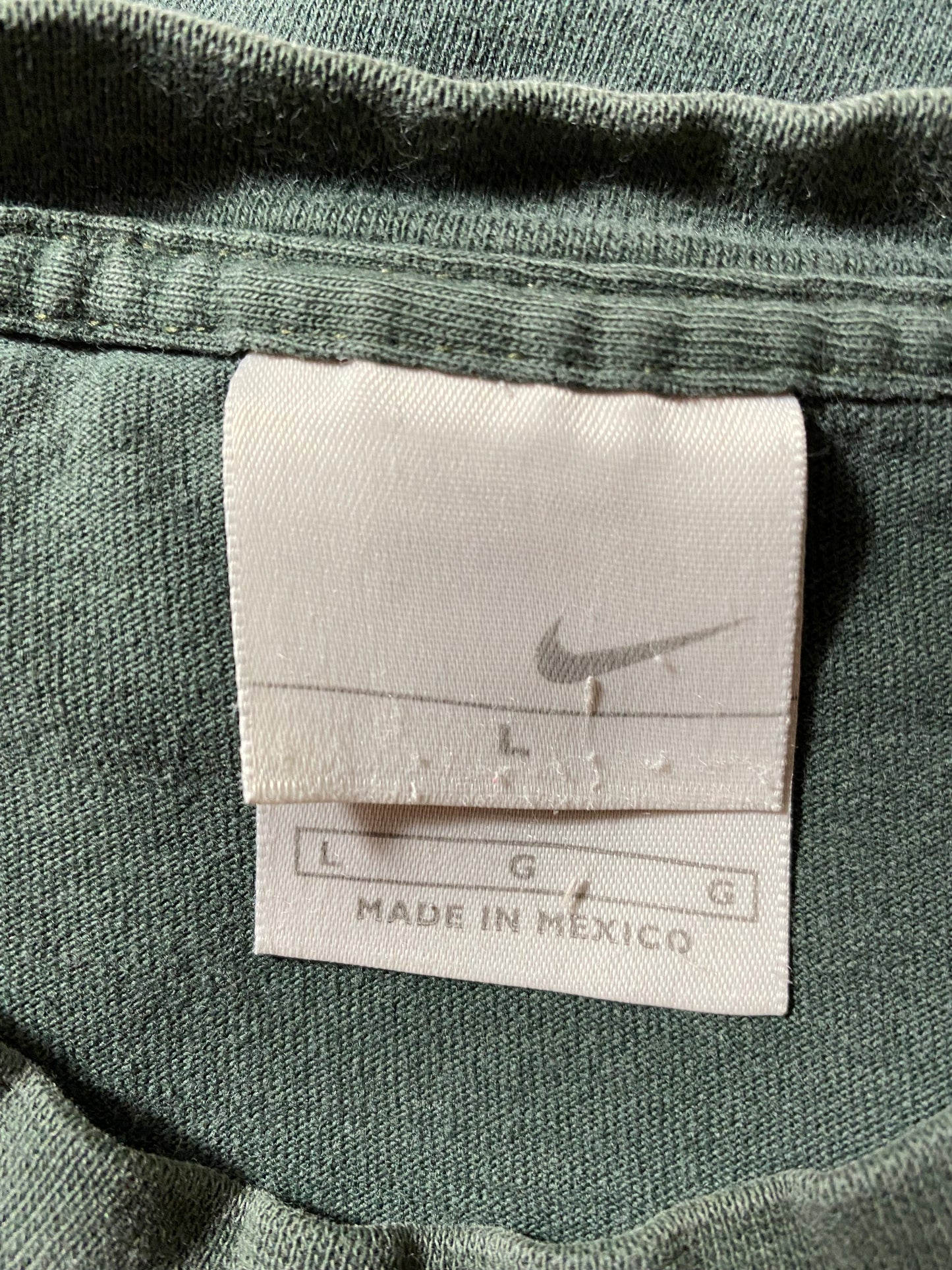 90's NIKE CENTER SWOOSH Size L Vintage Long Sleeve T-Shirt / k1563
