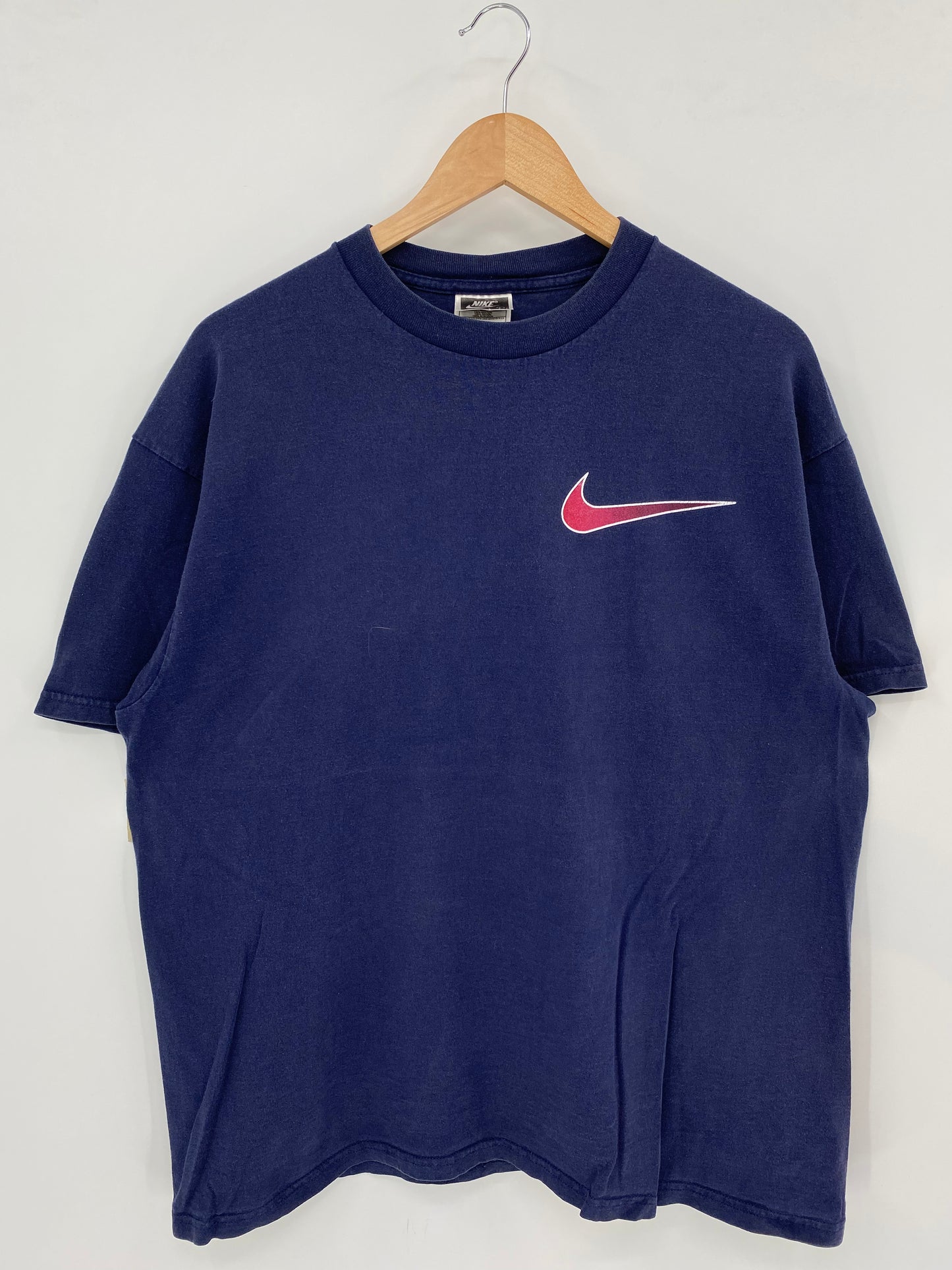 90's NIKE LOGO Made in USA Size L Vintage T-shirt / k2749