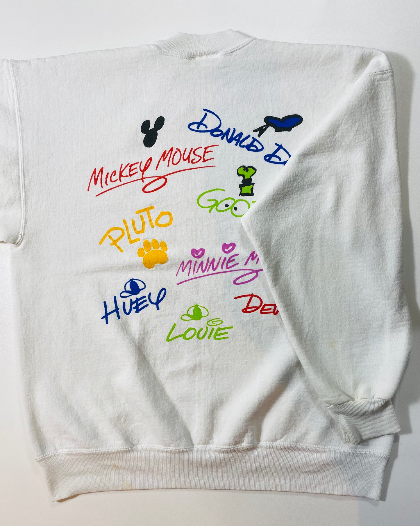 00’ DISNEY Made in USA Size L Vintage Sweat-shirt / 6527