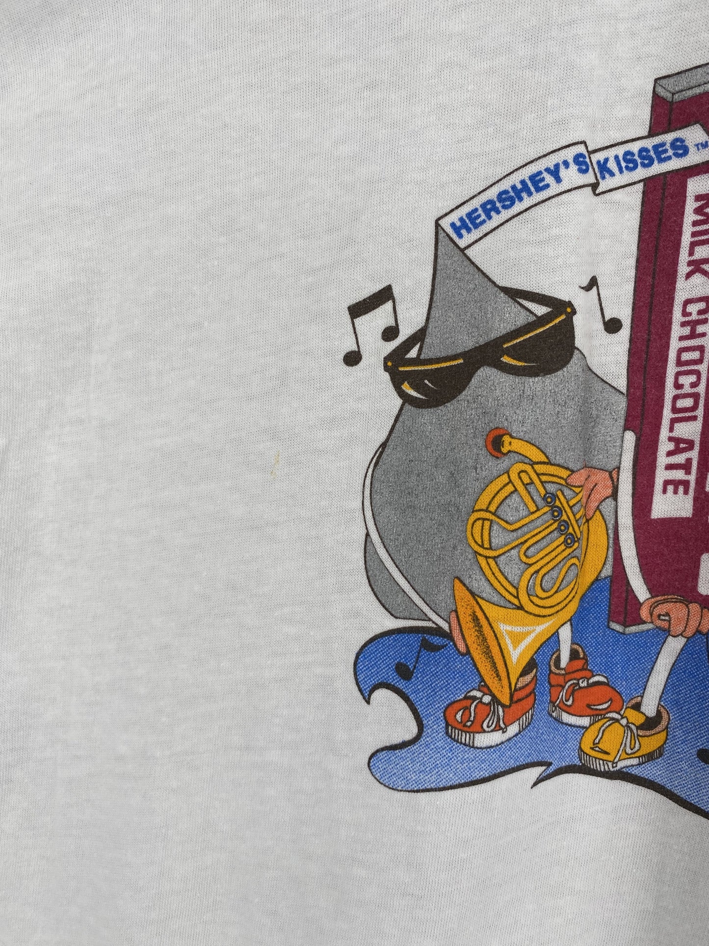 90’s HERSHEY’S Made in USA Size XL Vintage T-shirt / A9134