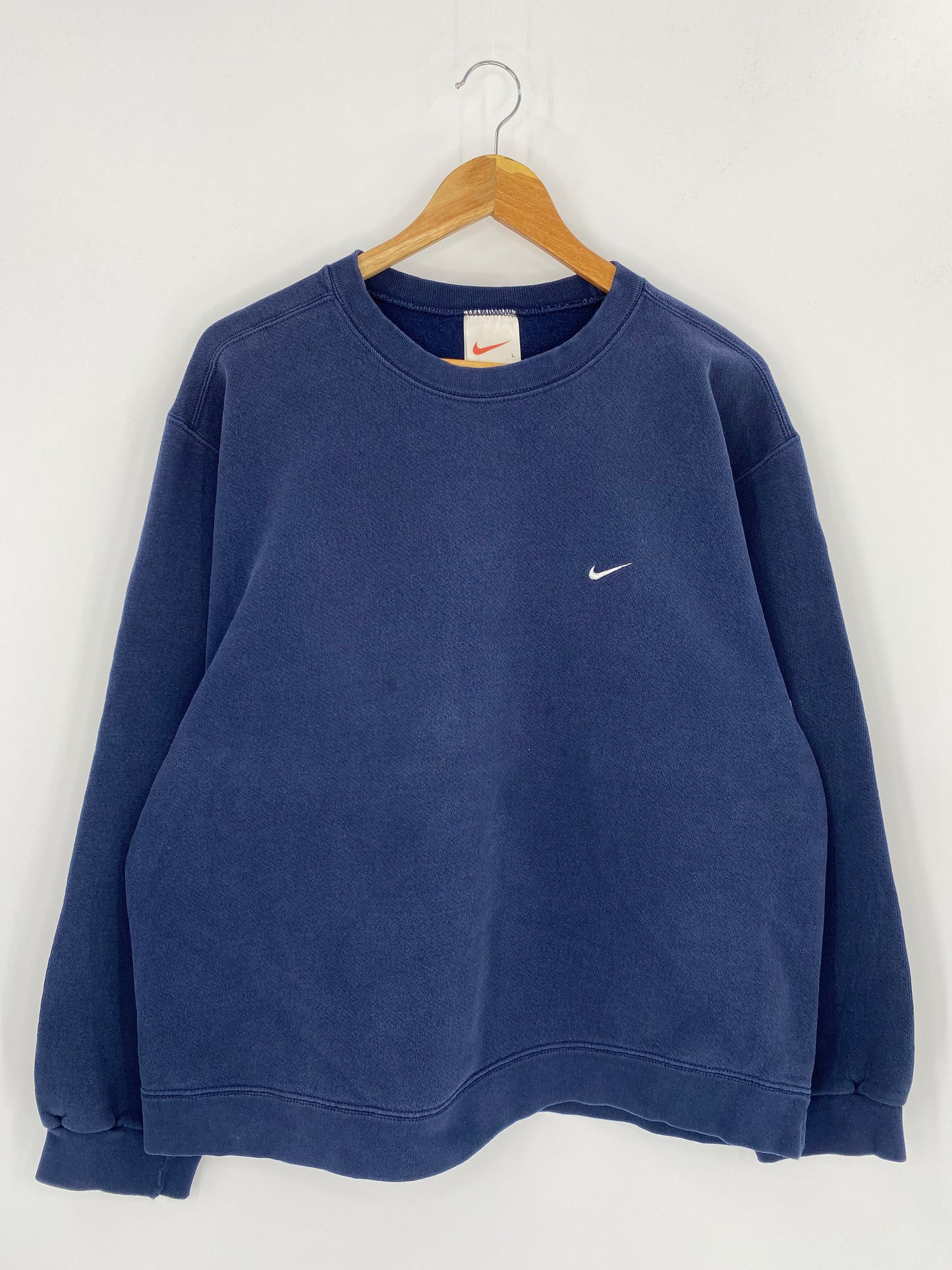 90’s NIKE Mini Swoosh Size L Vintage Sweat-shirt / 7969