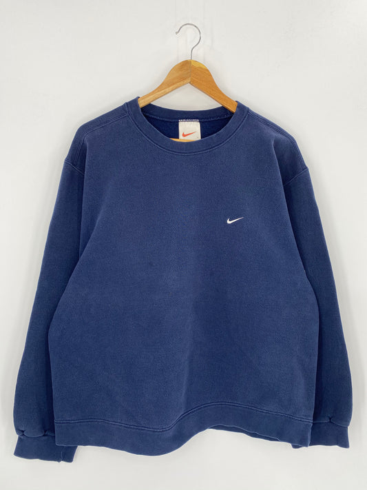 90’s NIKE Mini Swoosh Size L Vintage Sweat-shirt / 7969
