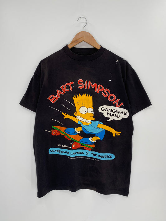 1990 SIMPSON BART Size No Tag (Approx.XL) Vintage T-Shirt / 8050