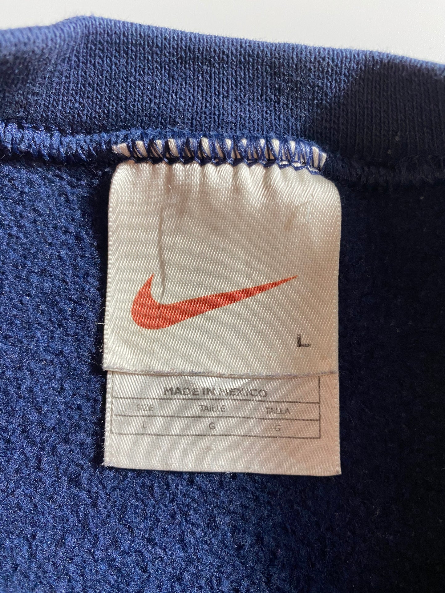 90’s NIKE Mini Swoosh Size L Vintage Sweat-shirt / 7969