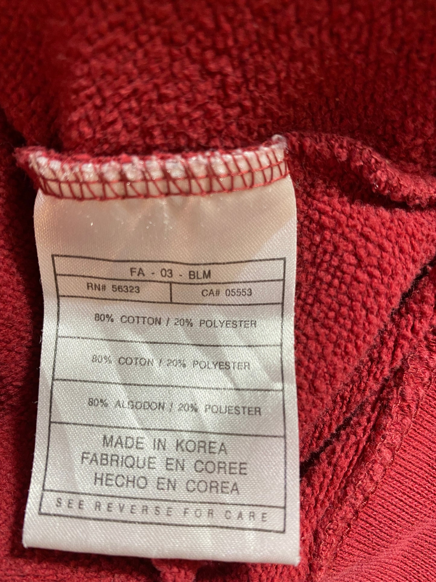 00' NIKE ALABAMA Made in USA Size L Vintage Hoodie Sweat-Shirt / K3733
