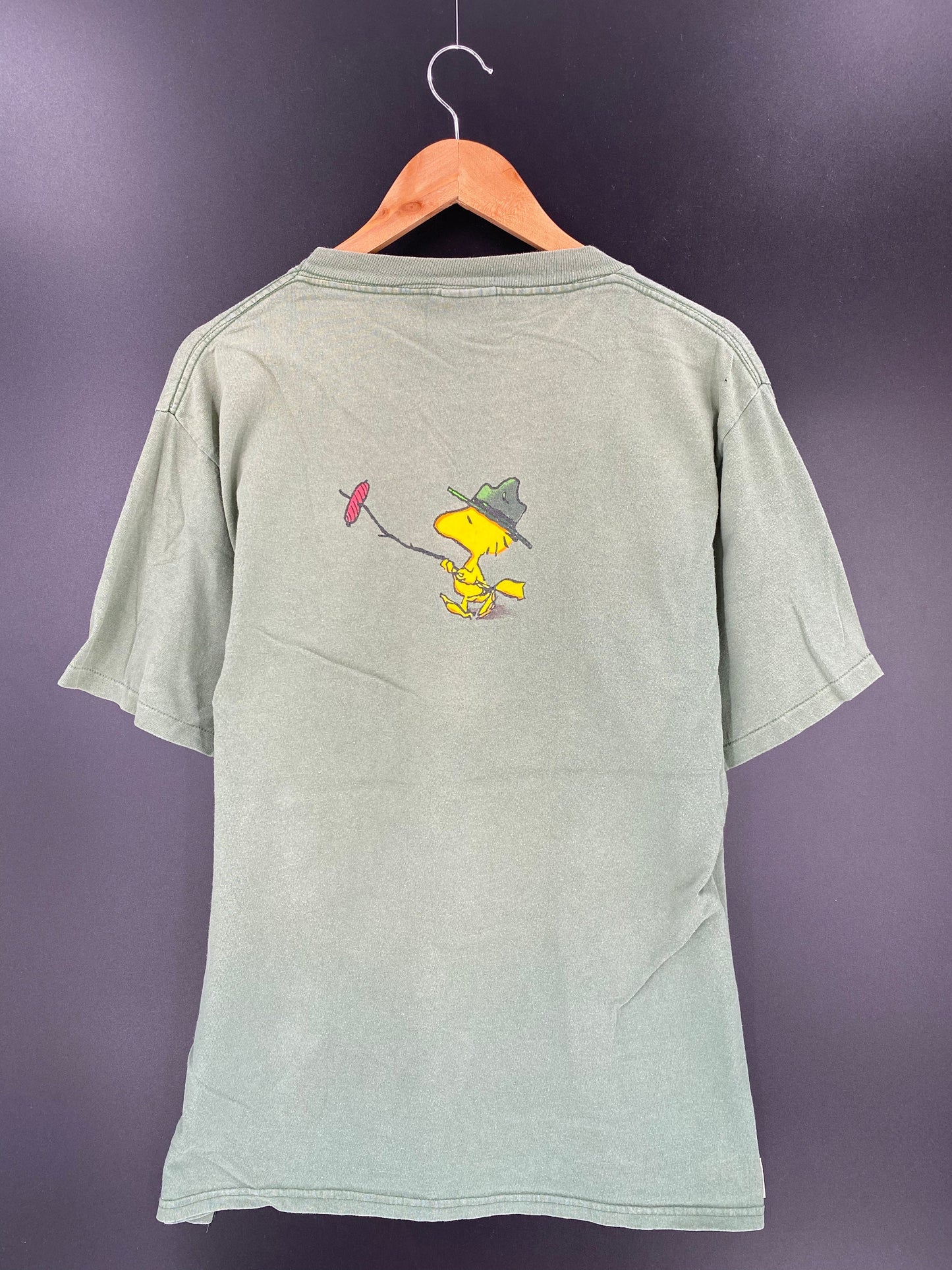 90’s SNOOPY Made in USA Size L Vintage T-Shirt / K9588