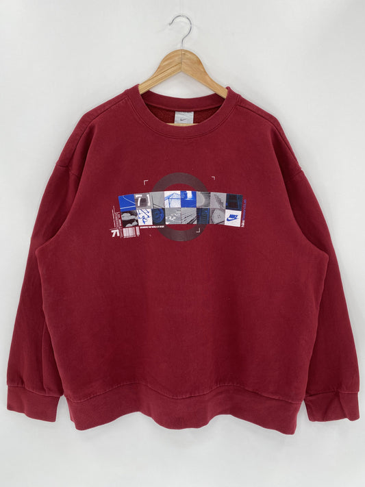 00’ NIKE Research lab Size XXL Vintage Sweat-Shirt / K4894