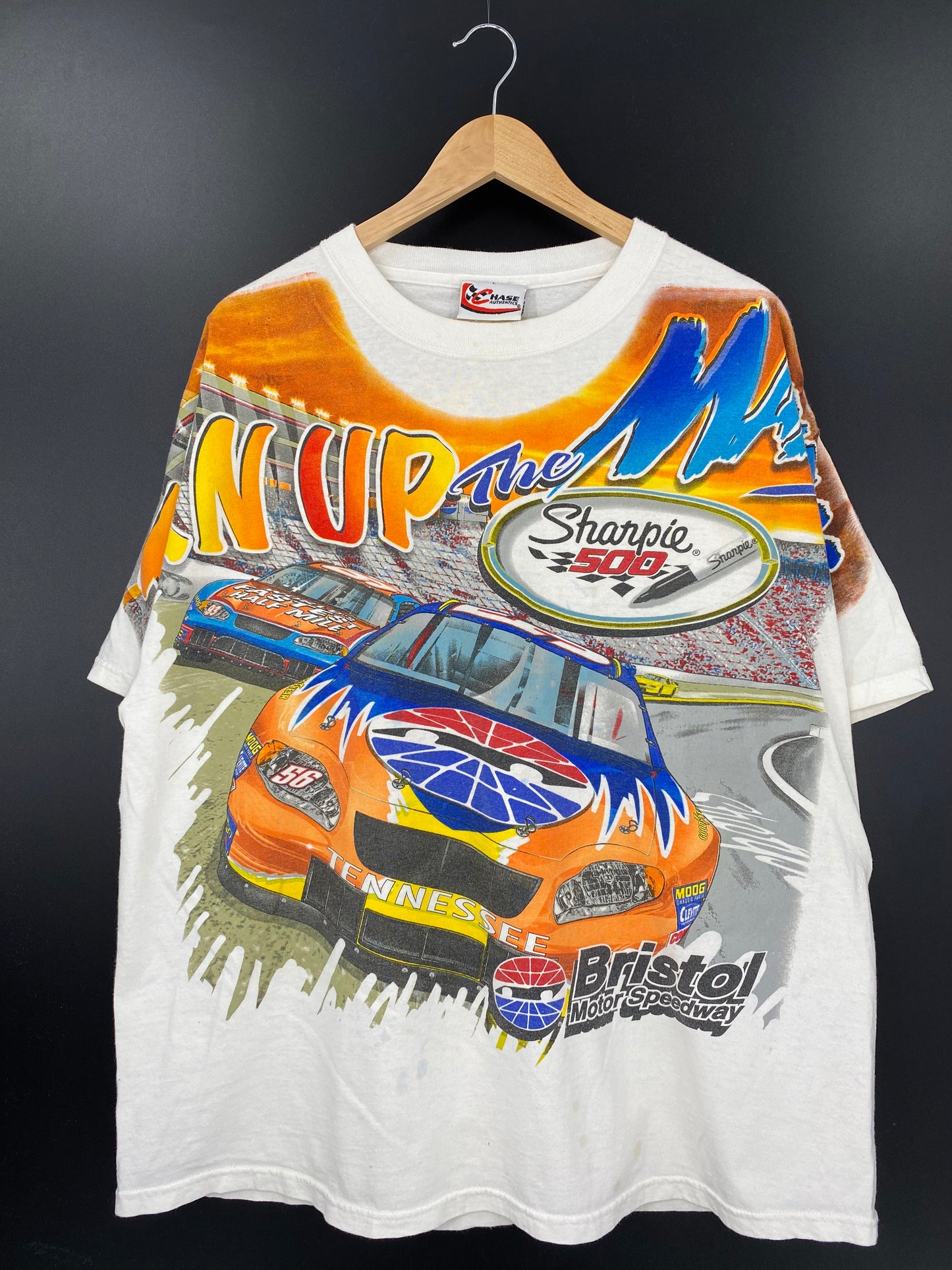 Vintage NASCAR Size L Racing T-Shirt / K1583