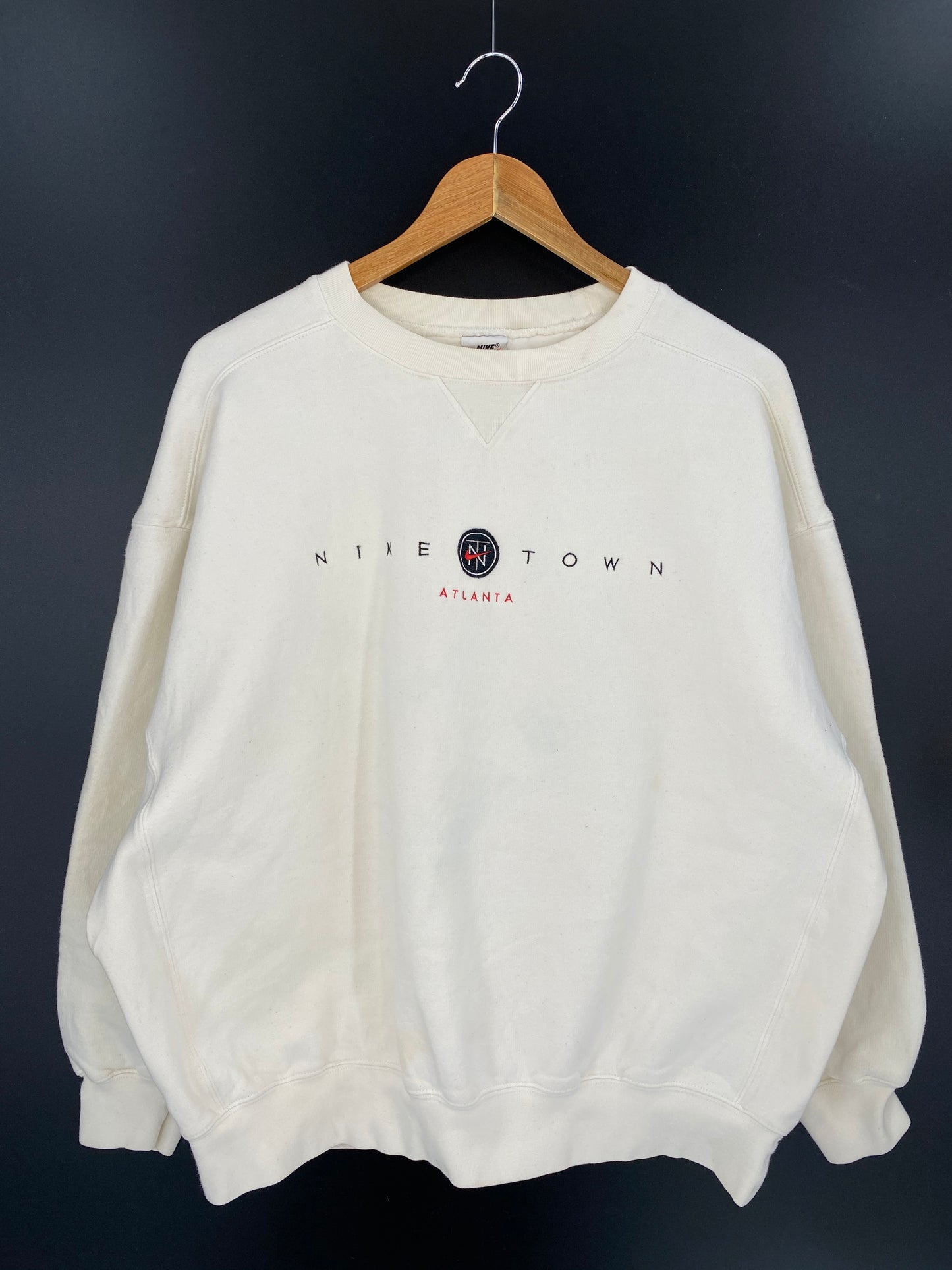 90’s NIKETOWN Atlanta Size L Vintage Sweat-shirt / 7593