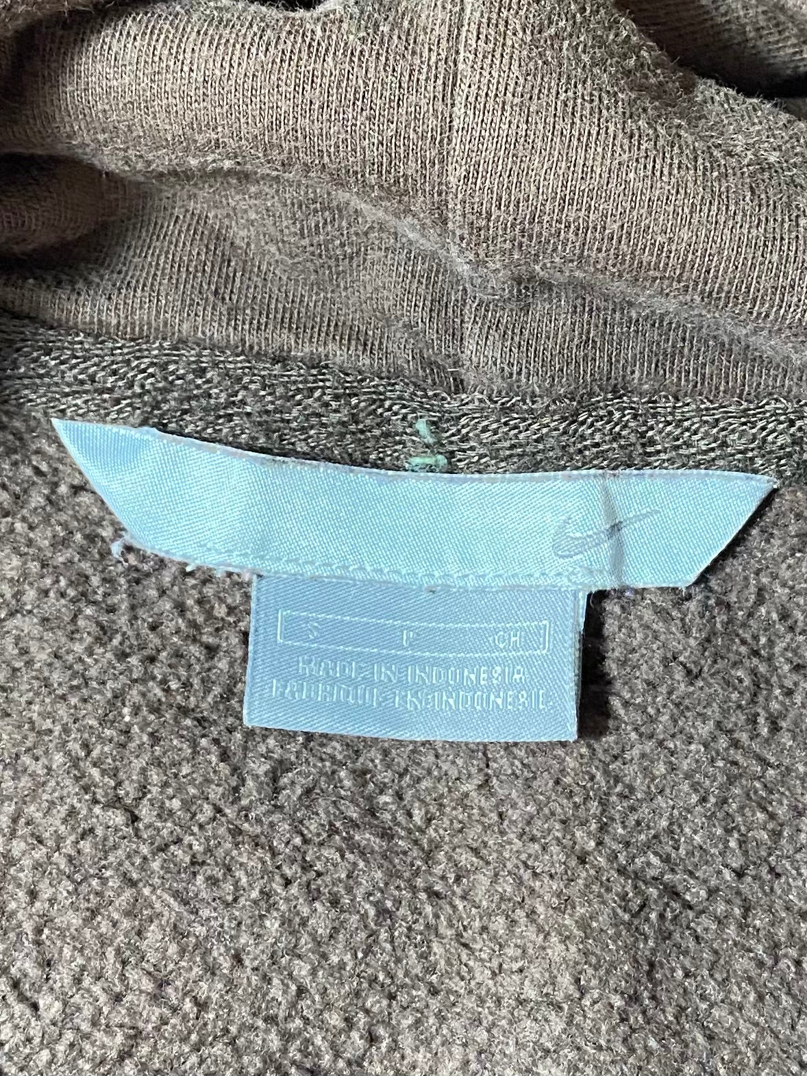 00’ Mini Swoosh Size S Vintage Hoodie Sweat-shirt /8863