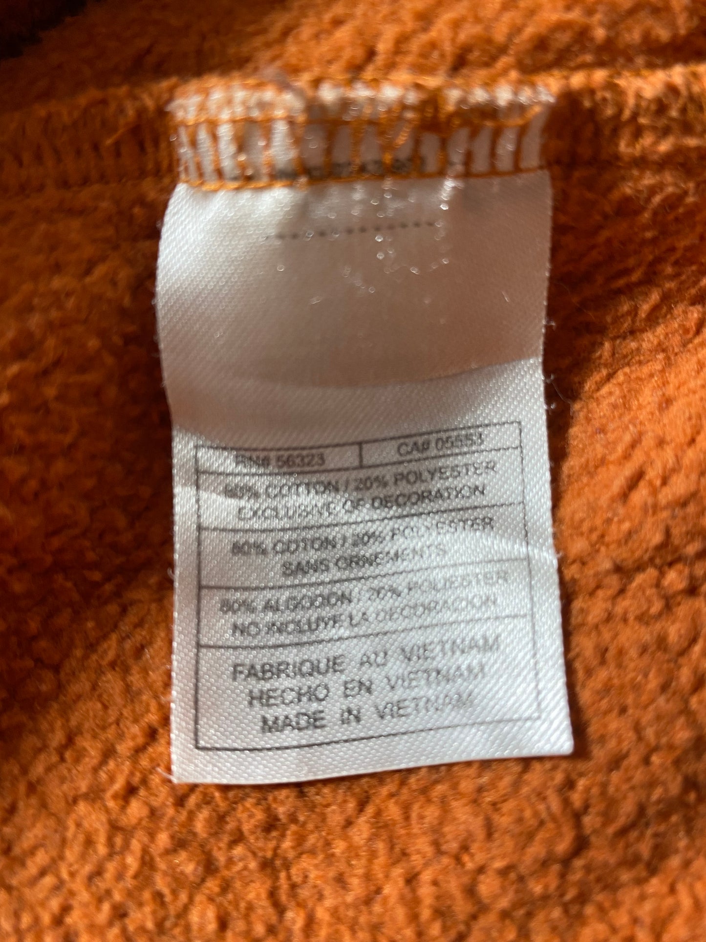 00' NIKE TEXAS Size L Vintage Half-zip Hoodie Sweat-shirt / k1988