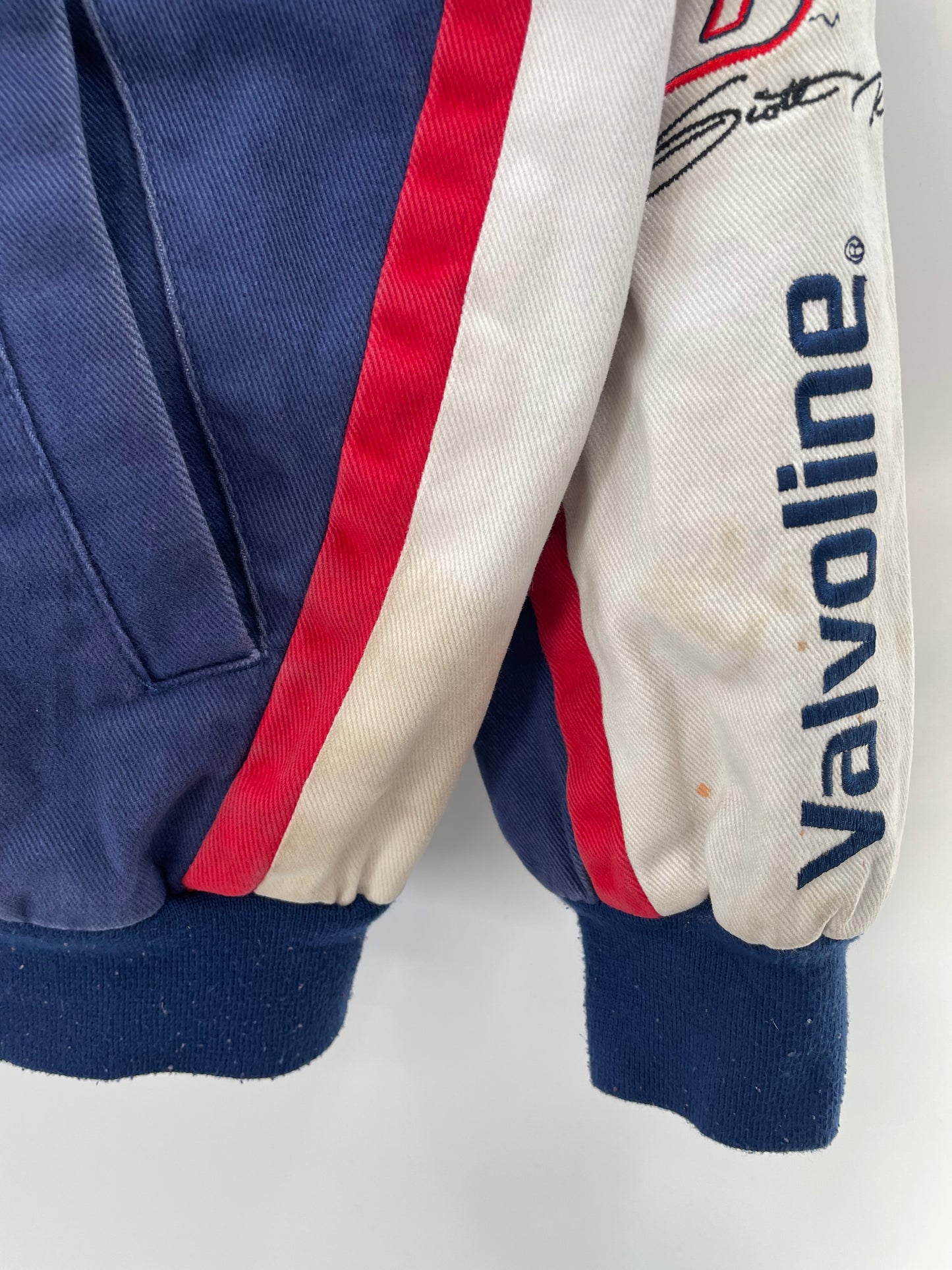 Vintage NASCAR VALVOLINE Size XL Racing Jacket / k2371