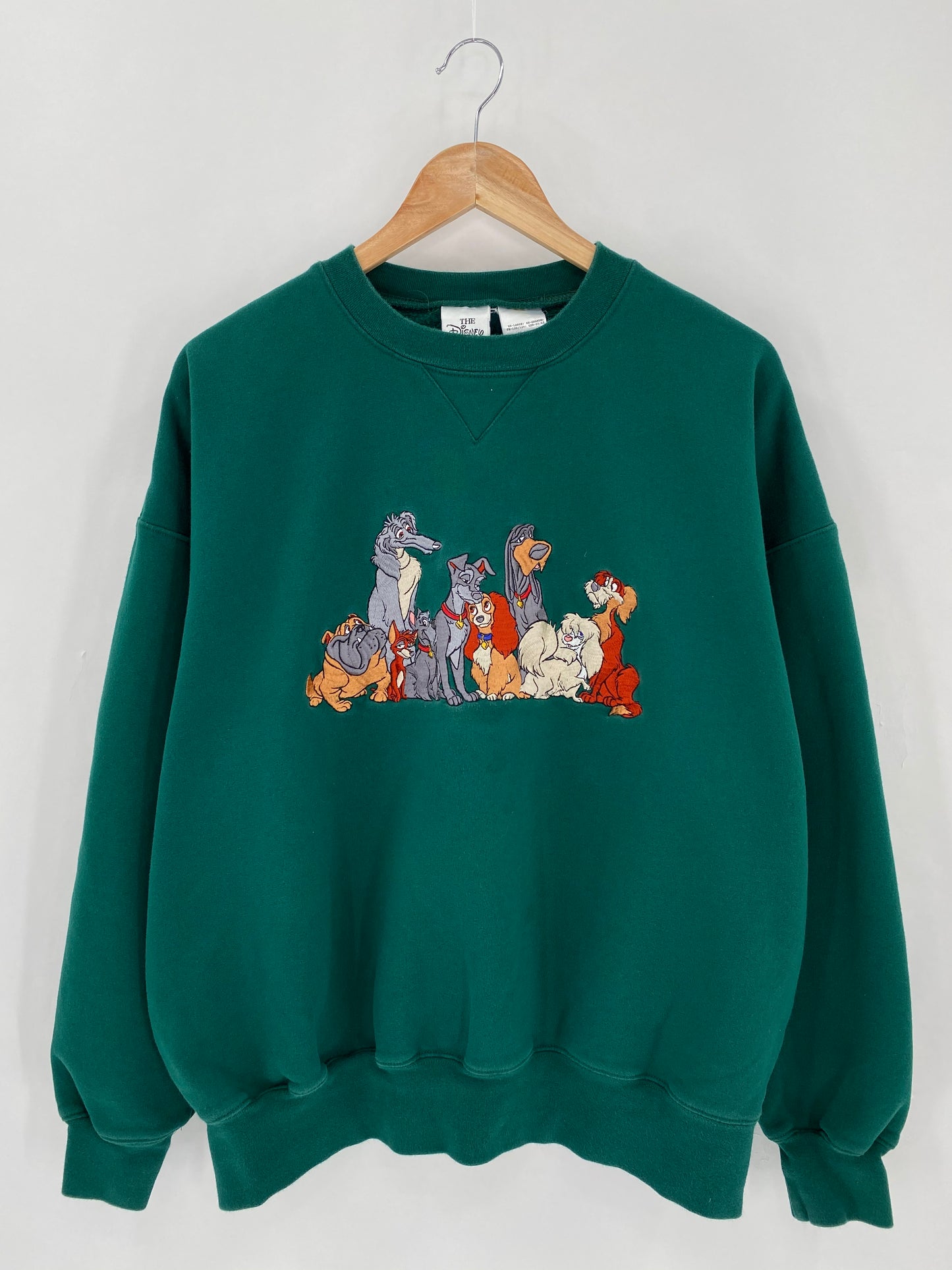 00’ Disney Lady and the Tramp Size XXL Vintage Sweat-shirt / 6375