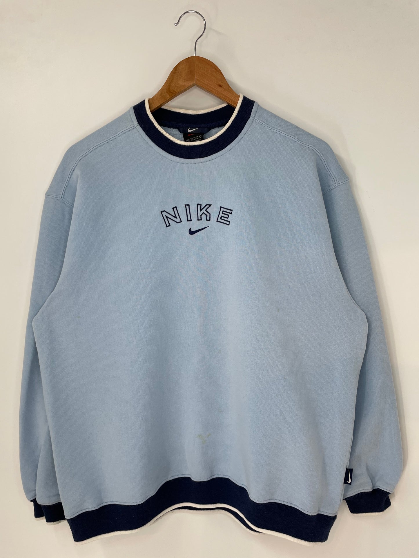 00’ NIKE SWOOSH Size Ladies M Vintage Sweat-shirt / K3101