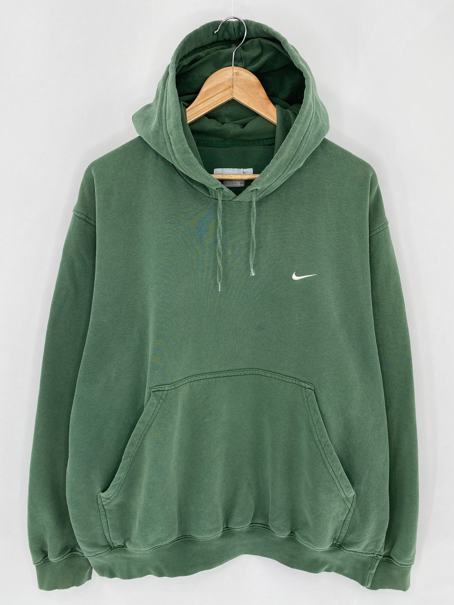 00’ NIKE Mini Swoosh Size L Vintage Hoodie Sweat - Shirts / 5884