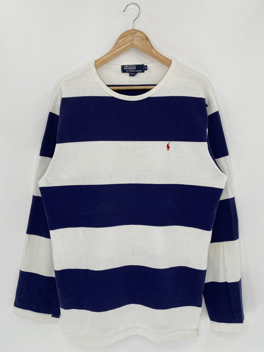 90’s Polo Ralph Lauren Made in USA Size XL Long-Sleeve-T-Shirt / k4937