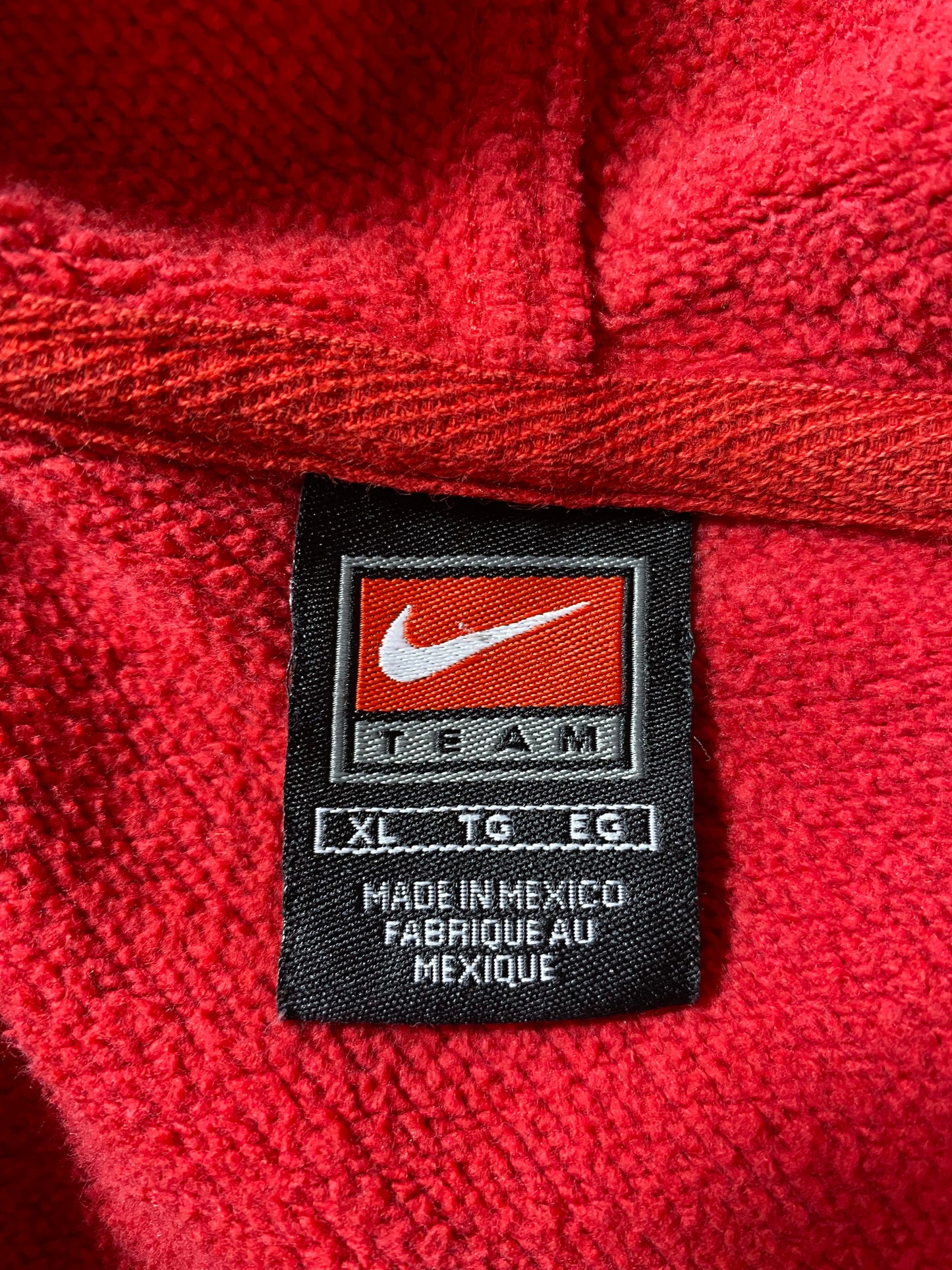 00' NIKE MARYLAND Size XL Vintage Hoodie Sweat-Shirt / K3784