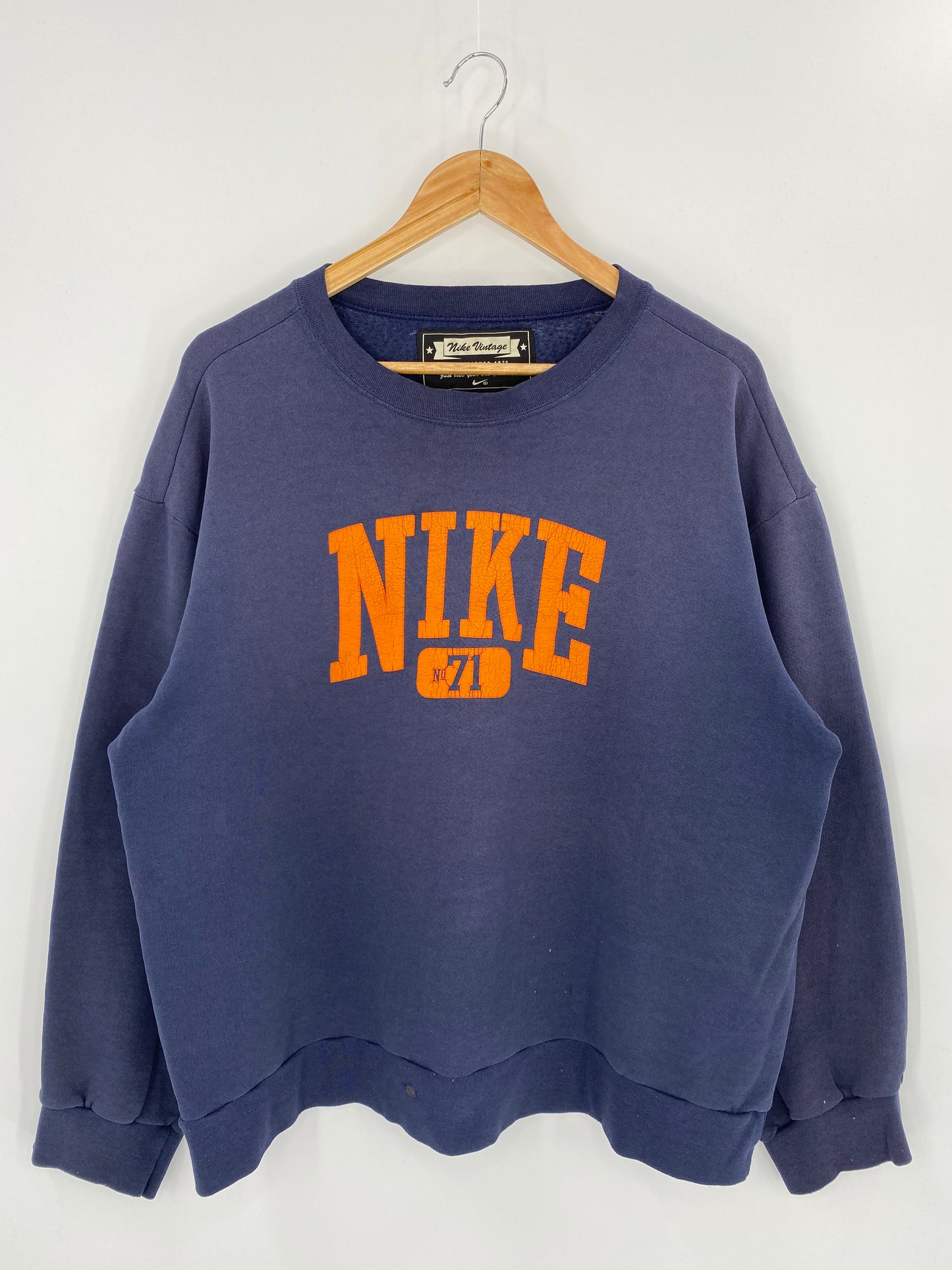 90’s NIKE Size L Vintage Sweat-Shirt / 7434