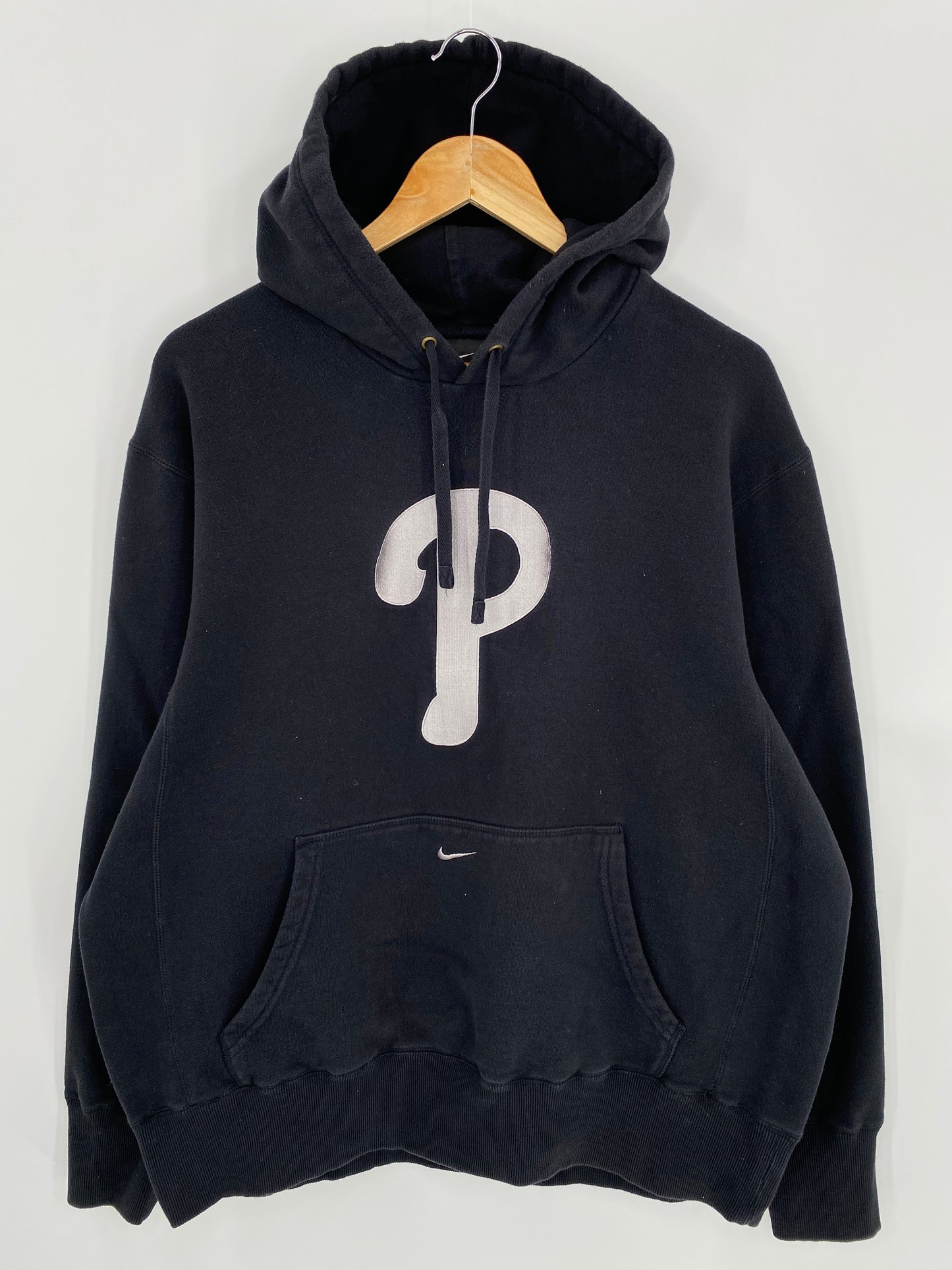 00’ NIKE PITTSBURGH Size L Vintage MLB Hoodie Sweat-shirt / 6856
