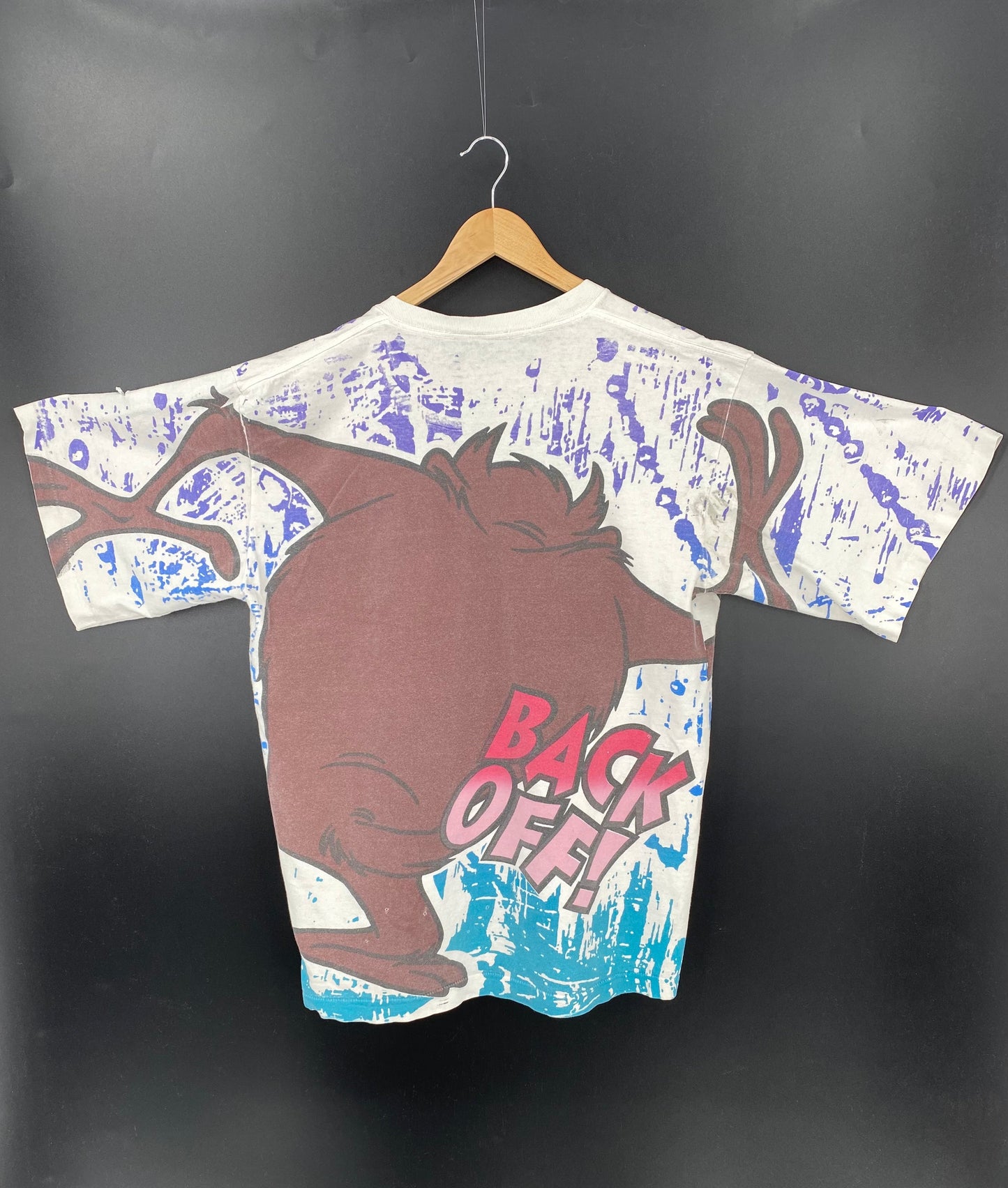 1993 LOONEY TUNES TAZ No tag Approx. Size XL Vintage T-Shirts / A2601